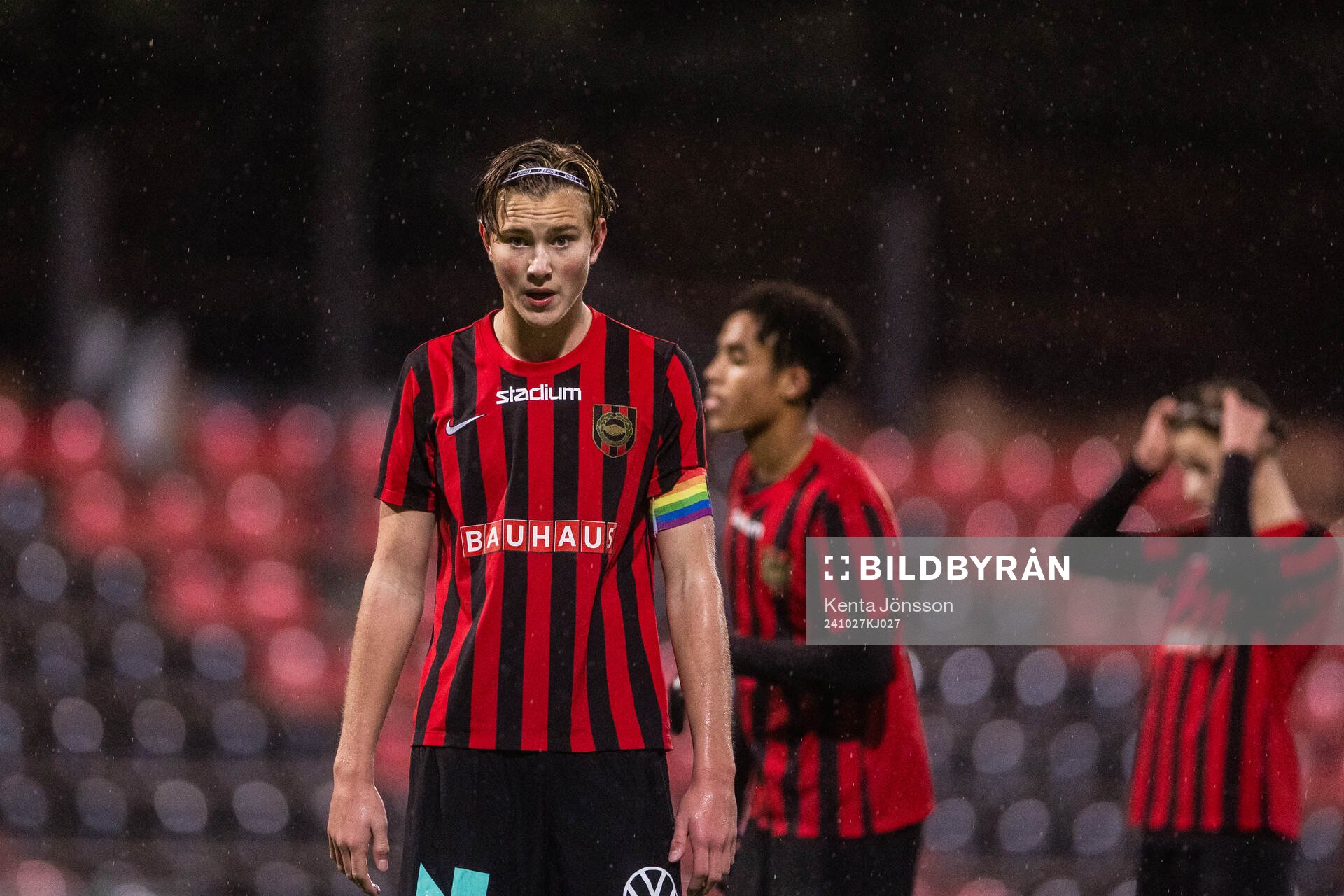 Brommapojkarnas Edgar Backteman deppar