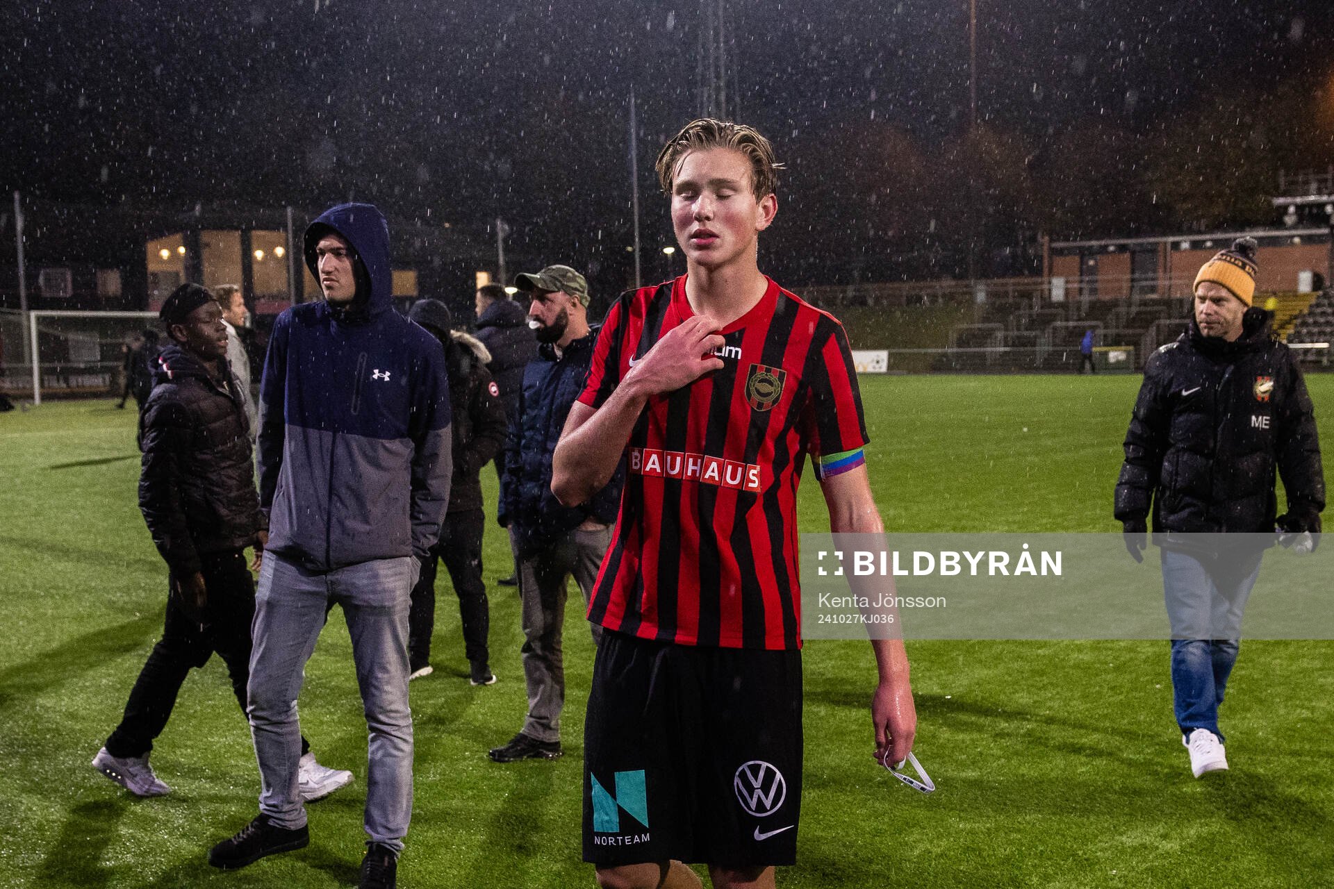 Brommapojkarnas Edgar Backteman deppar
