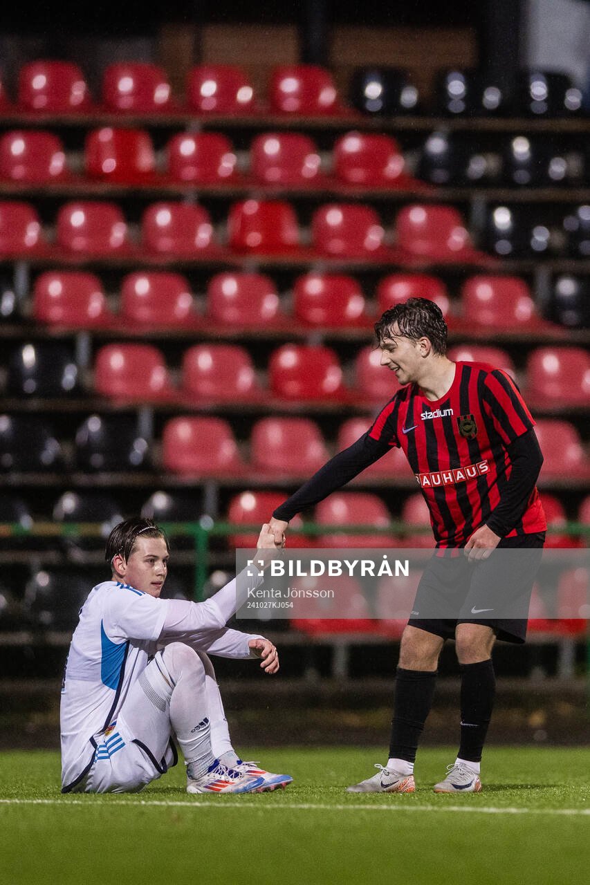 Djurgårdens Milian Jansson och Brommapojkarnas Alexander