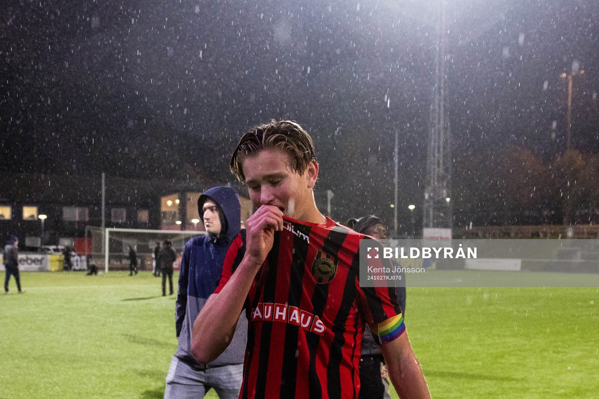 Brommapojkarnas Edgar Backteman deppar