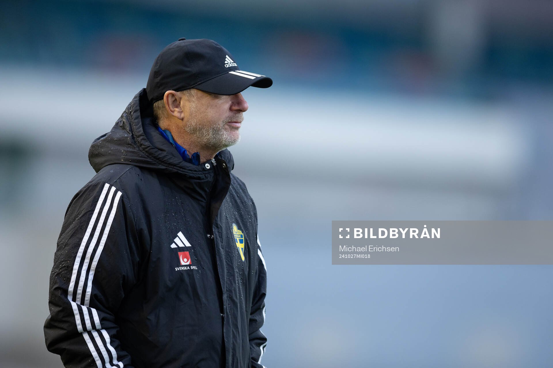 Head coach Peter Gerhardsson of the Swedish women's