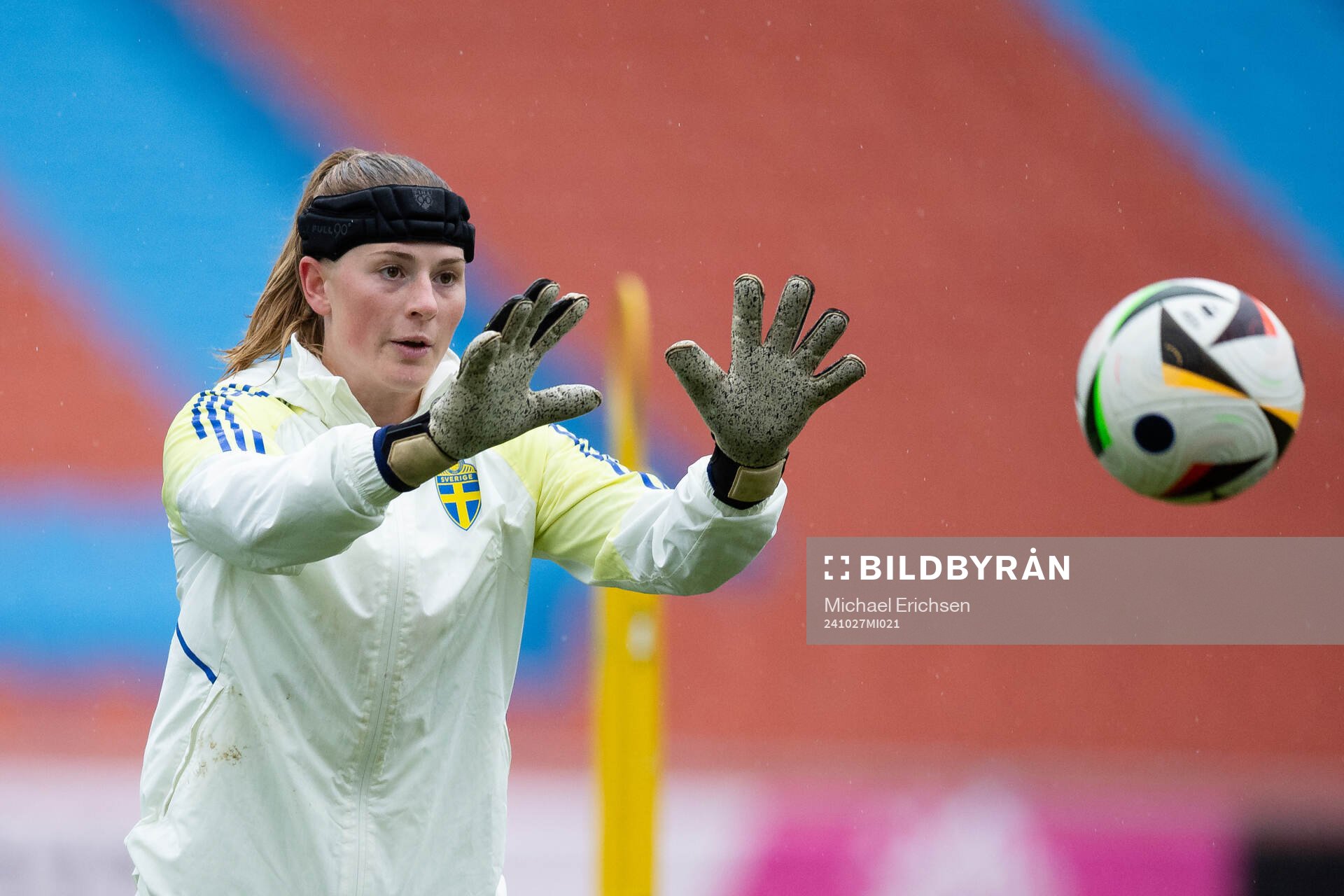 Goalkeeper Tove Enblom of the Swedish women's national