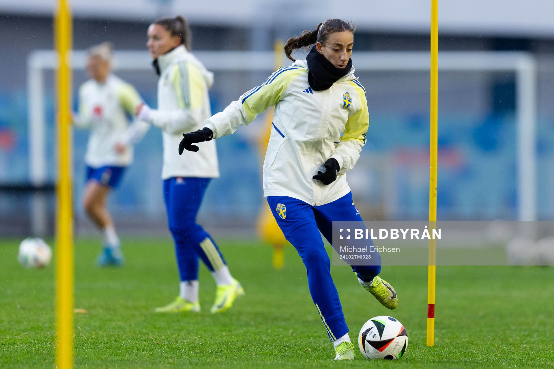 Rusul Rosa Kafaji of the Swedish women's national football