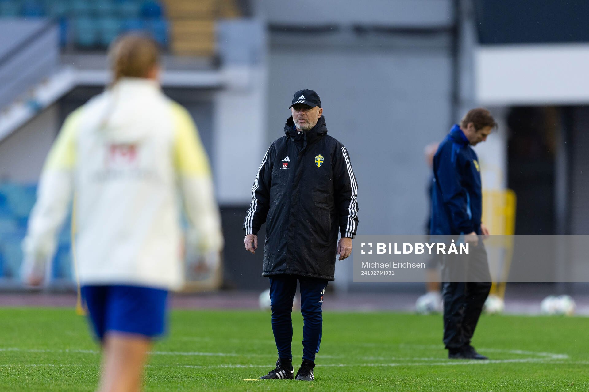 Head coach Peter Gerhardsson of the Swedish women's