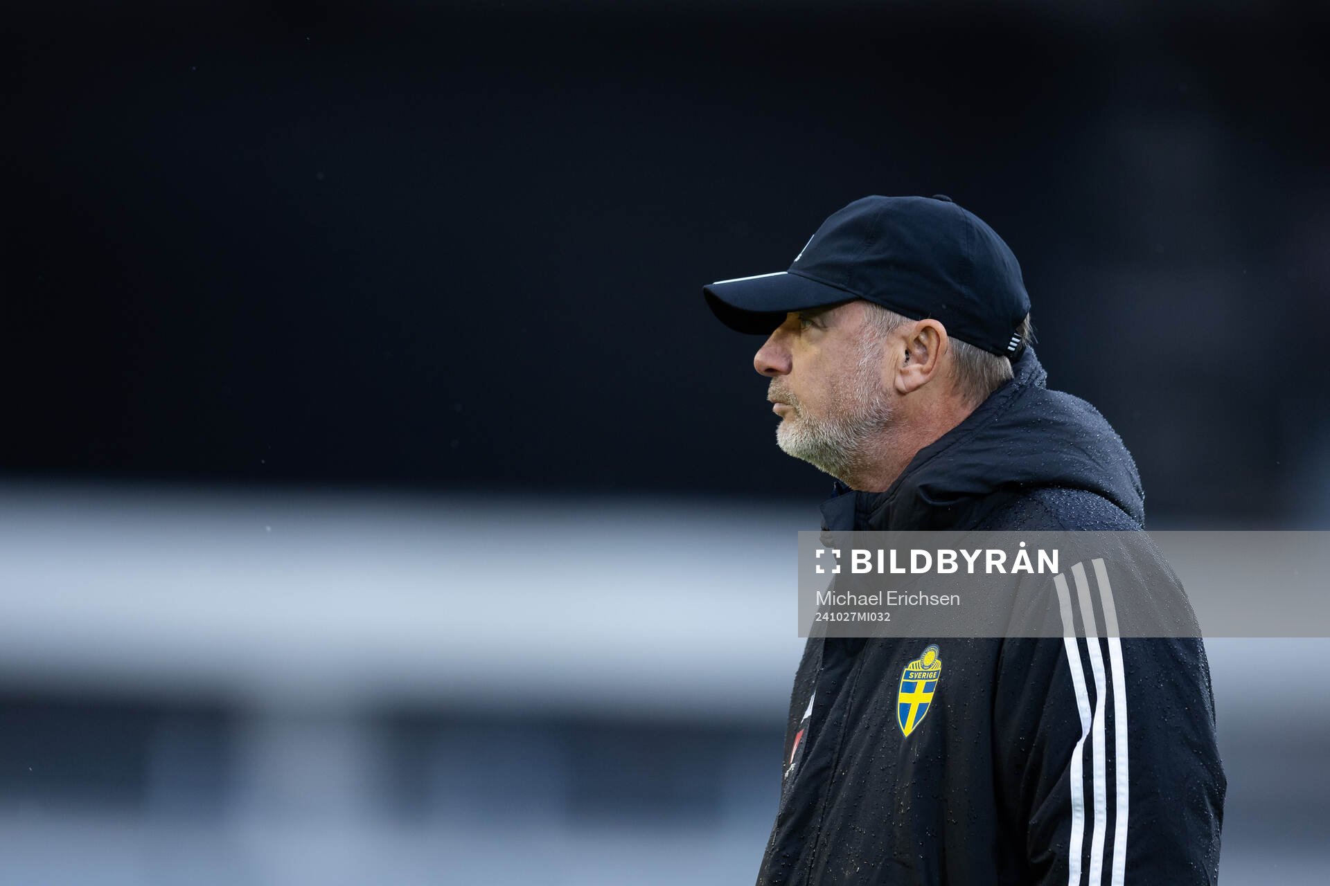 Head coach Peter Gerhardsson of the Swedish women's