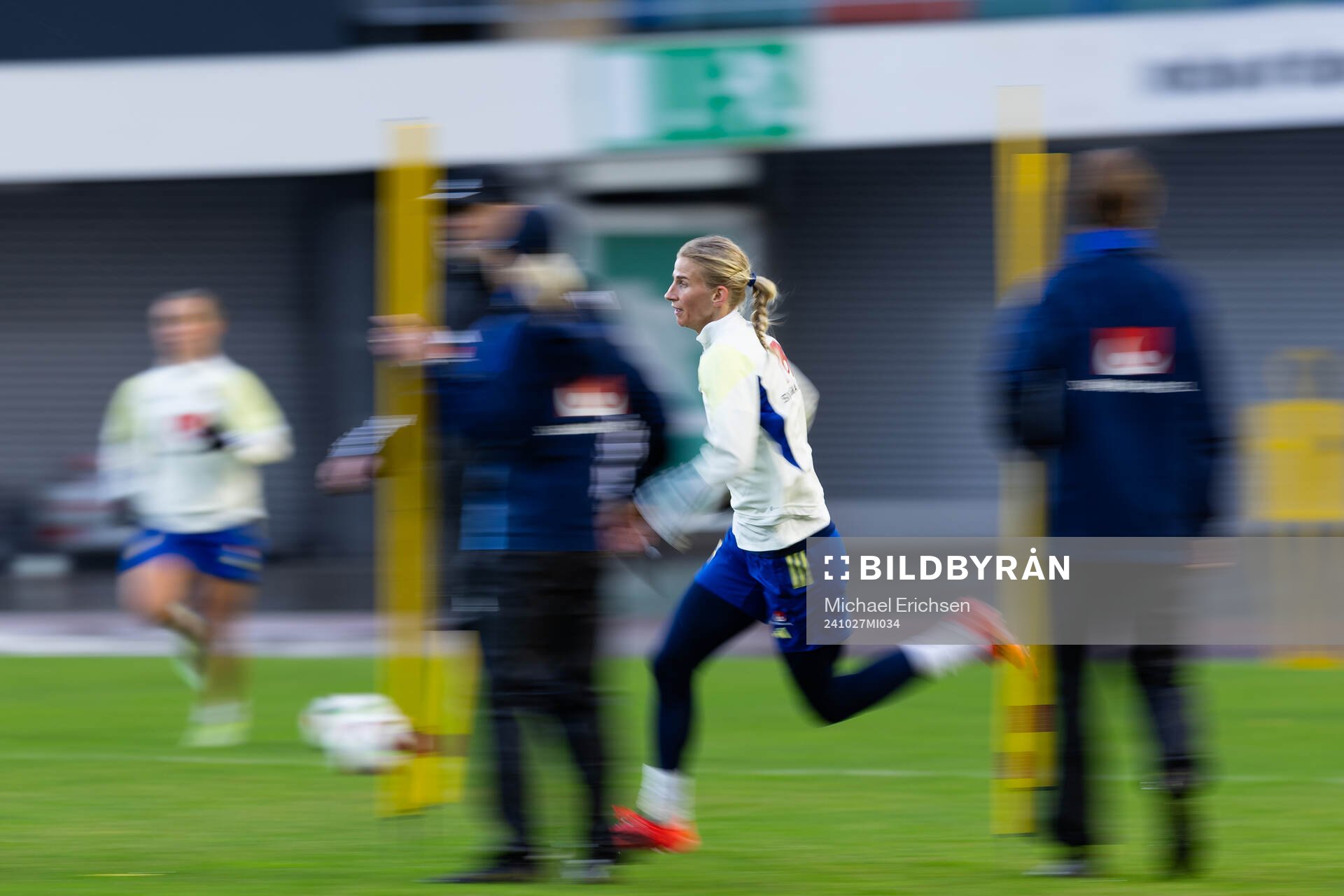 Sofia Jakobsson of the Swedish women's national football