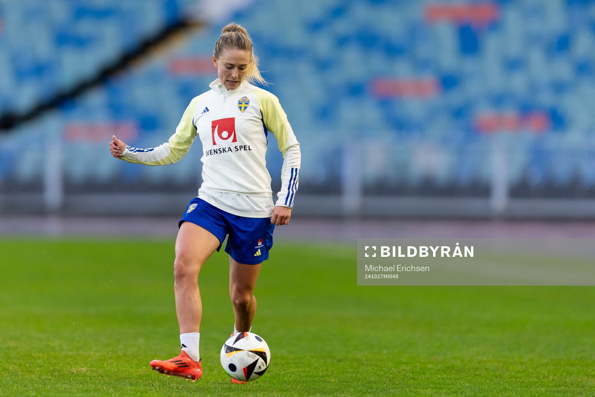 Rebecka Blomqvist of the Swedish women's national football