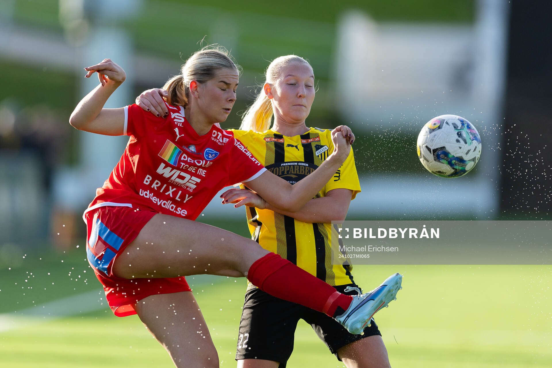 Rössös Olivia Johansson och Häckens Alice Lindqvist