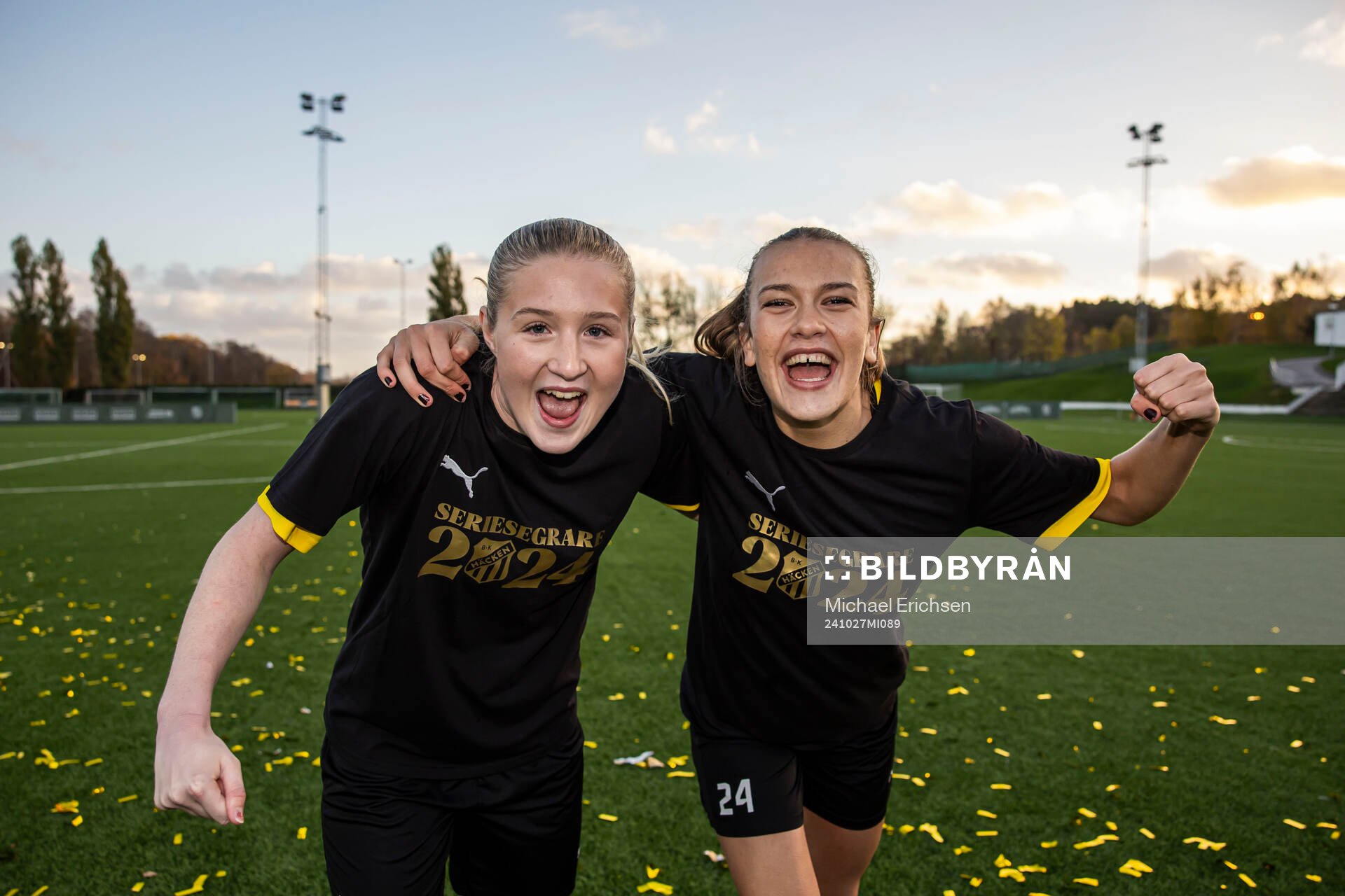 Häckens Alexandra Larsson och Bianca Hultbäck Nattland