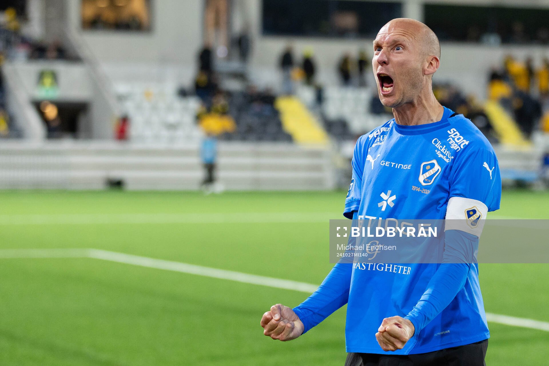 Halmstads Andreas Johansson jublar