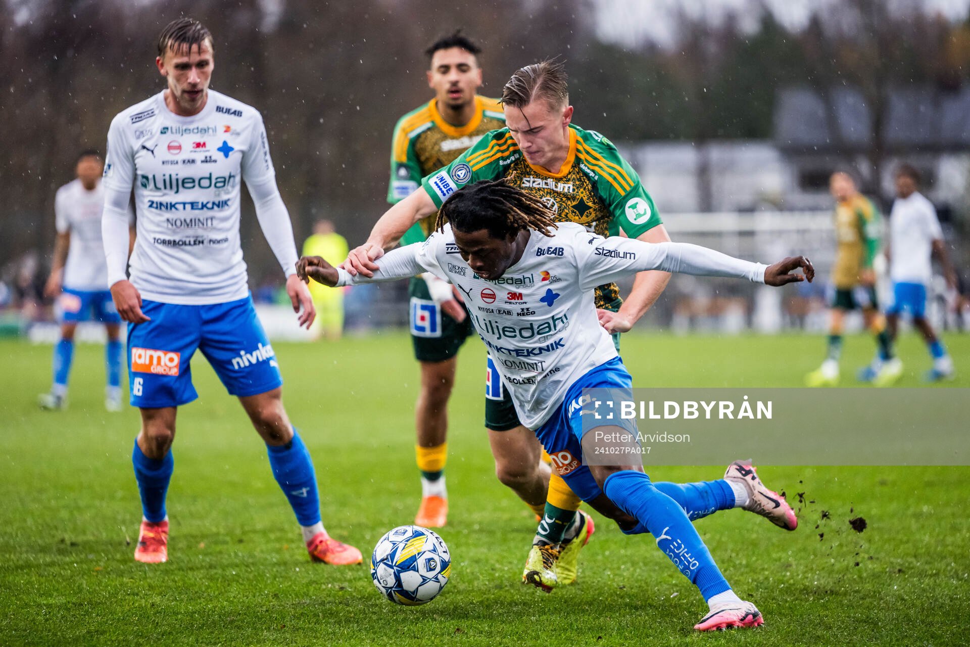 IFK Norrköpings Jacob Ortmark och Värnamos Frank Junior