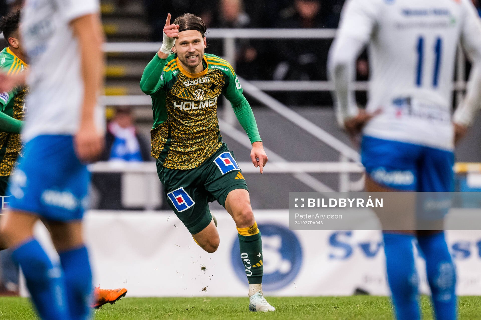 IFK Norrköpings Arnor Traustason jublar
