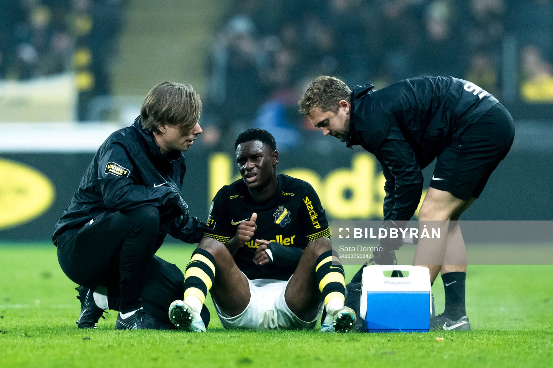 AIKs Mouhamed Lamine Fanne Dabo har ont