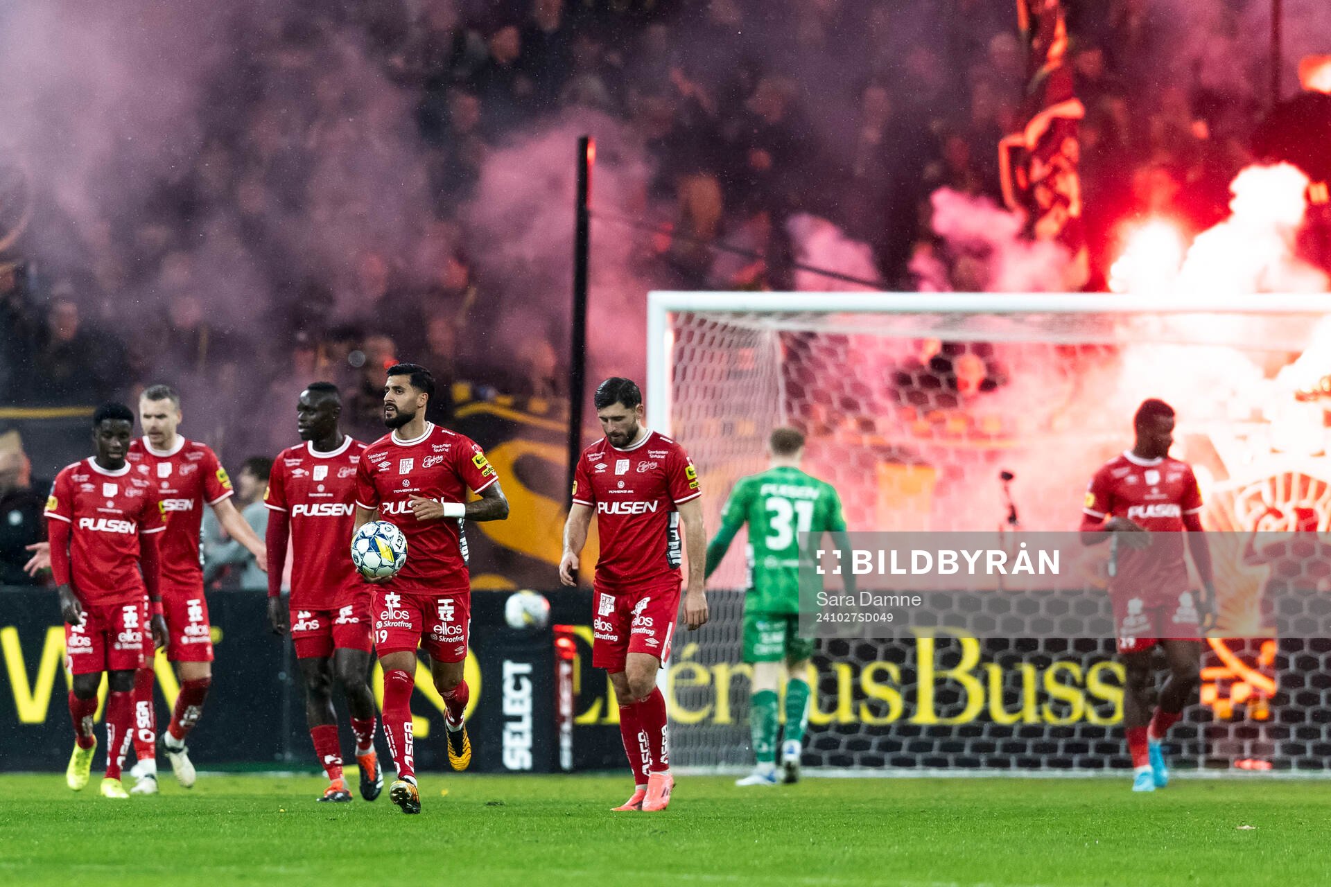 Elfsborgs spelare deppar
