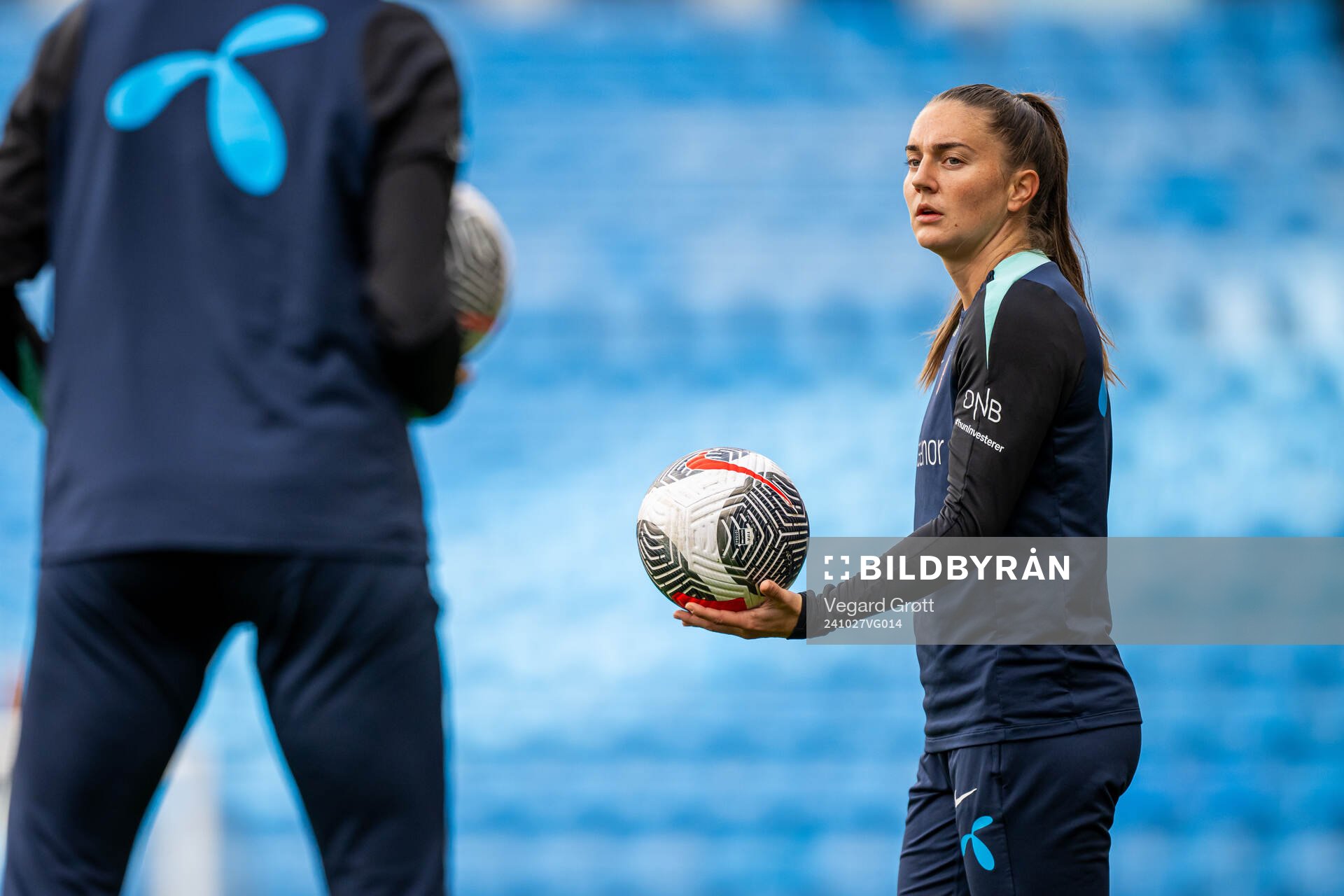 Vilde Bøe Risa of the Norwegian women's national football