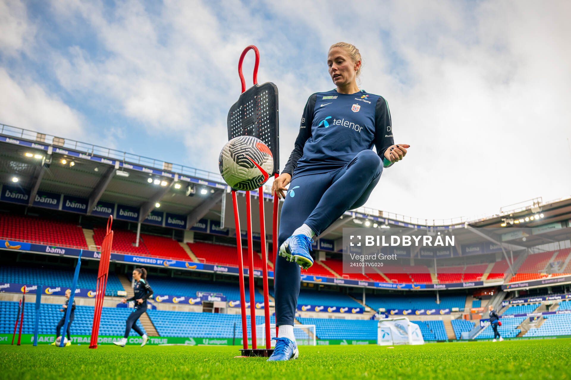 Guro Bergsvand of the Norwegian women's national football