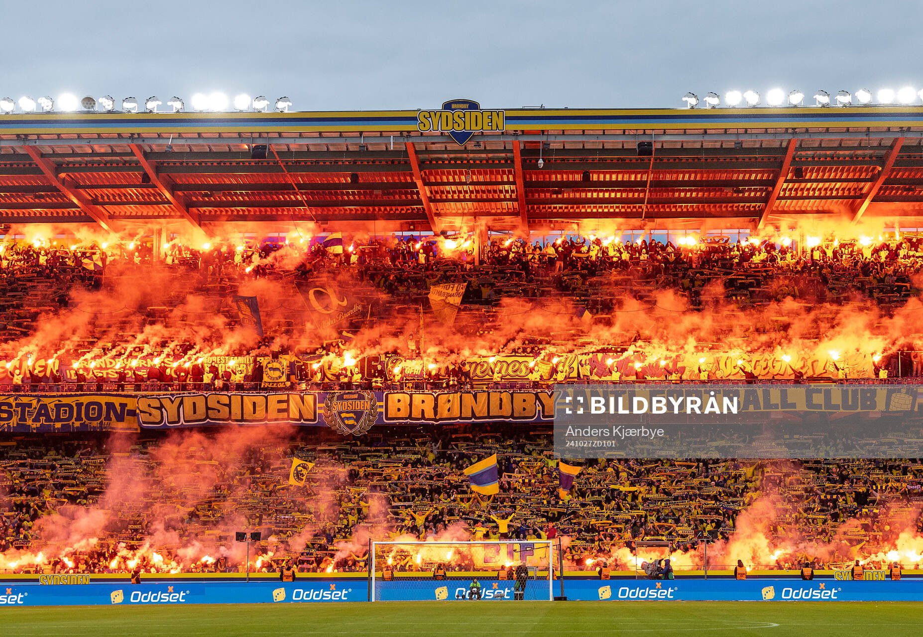 27.10.2024 - 3F Superliga at Brondby Stadium - Brondby IF