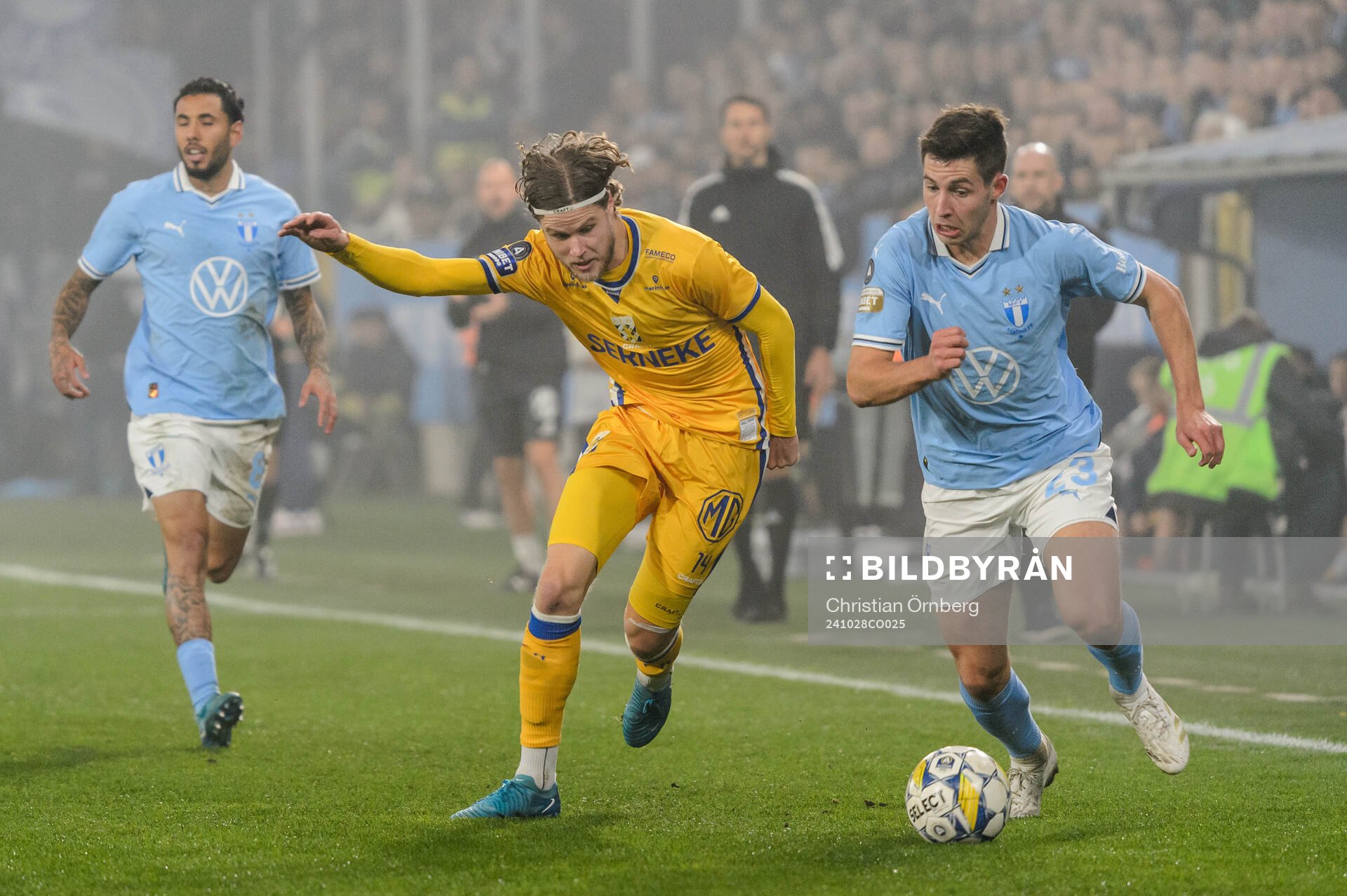 IFK Göteborgs Gustaf Norlin och Malmö FFs Lasse Berg