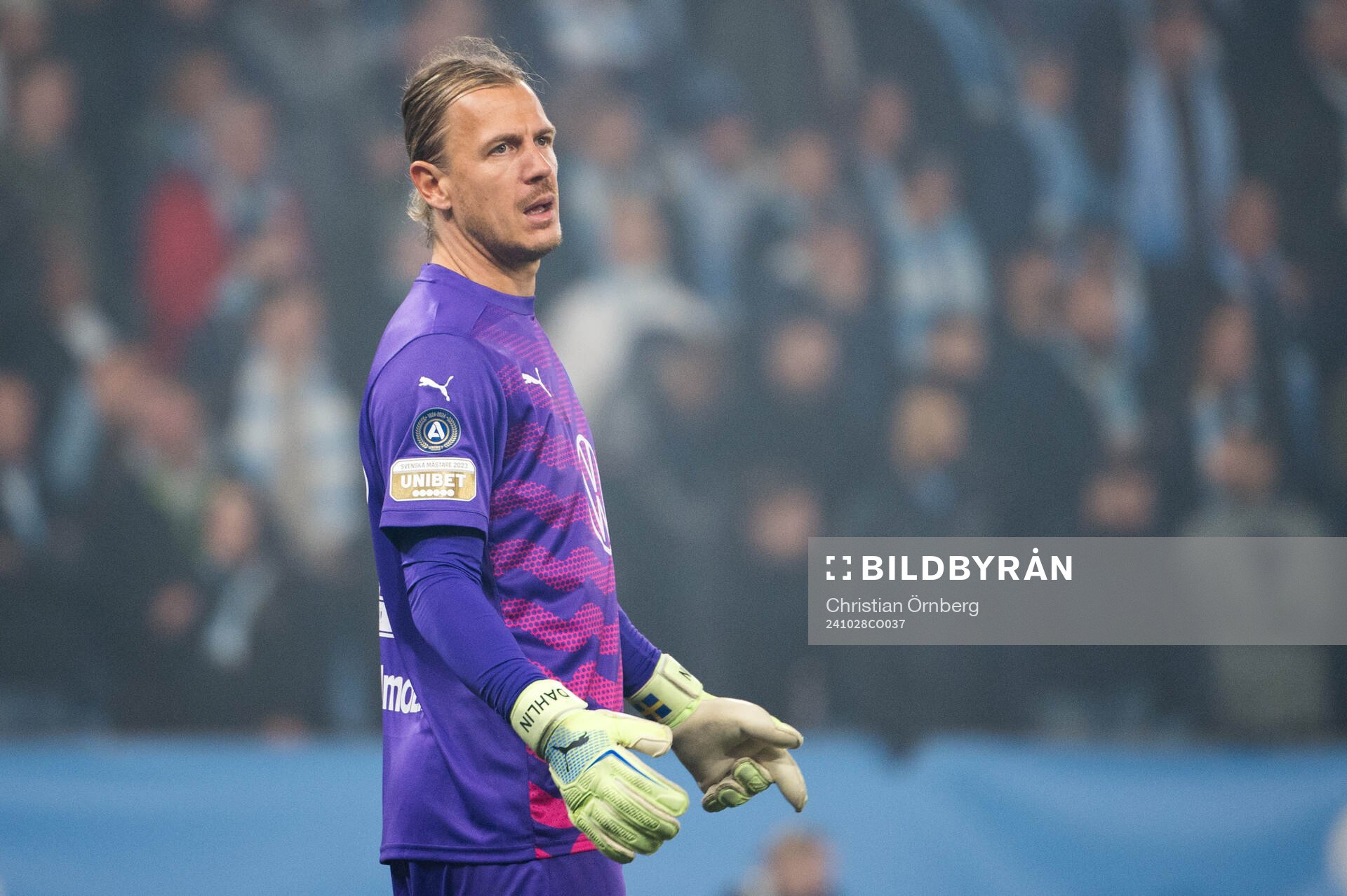 Malmö FFs målvakt Johan Dahlin