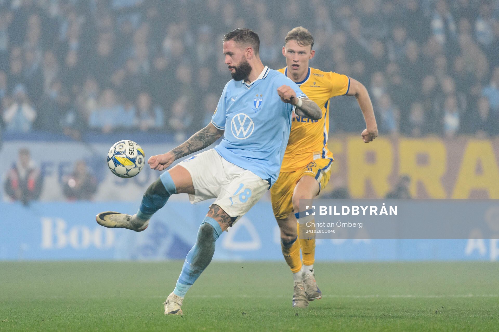 Malmö FFs Pontus Jansson och IFK Göteborgs Laurs