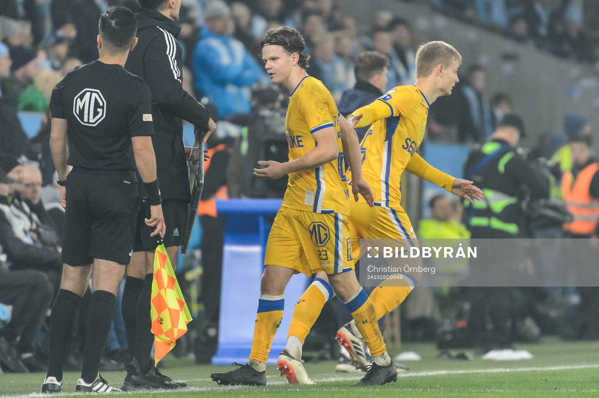 IFK Göteborgs Kolbeinn Thordarson och David Kjær Kruse