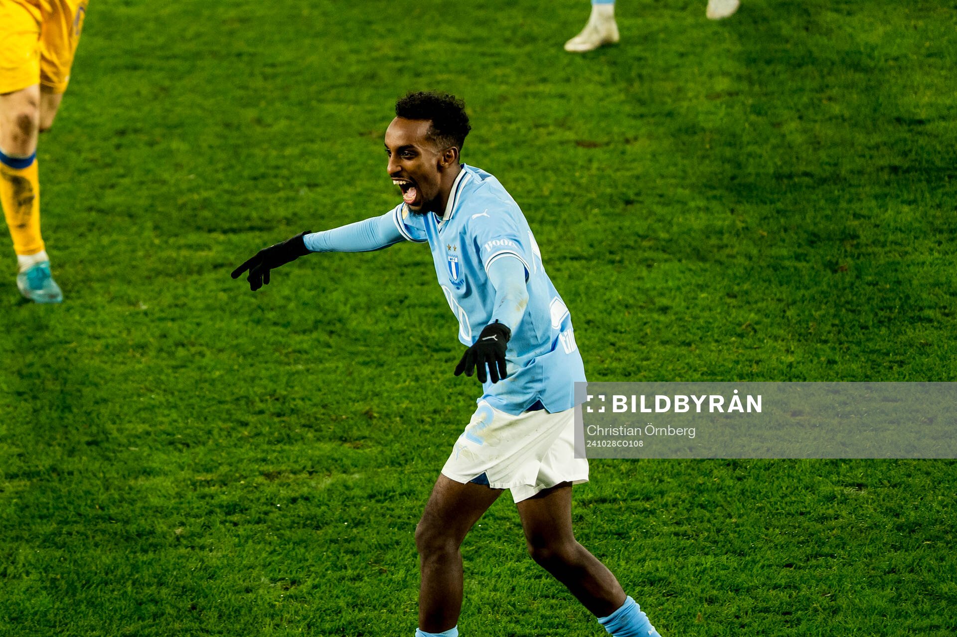Malmö FFs Taha Ali jublar