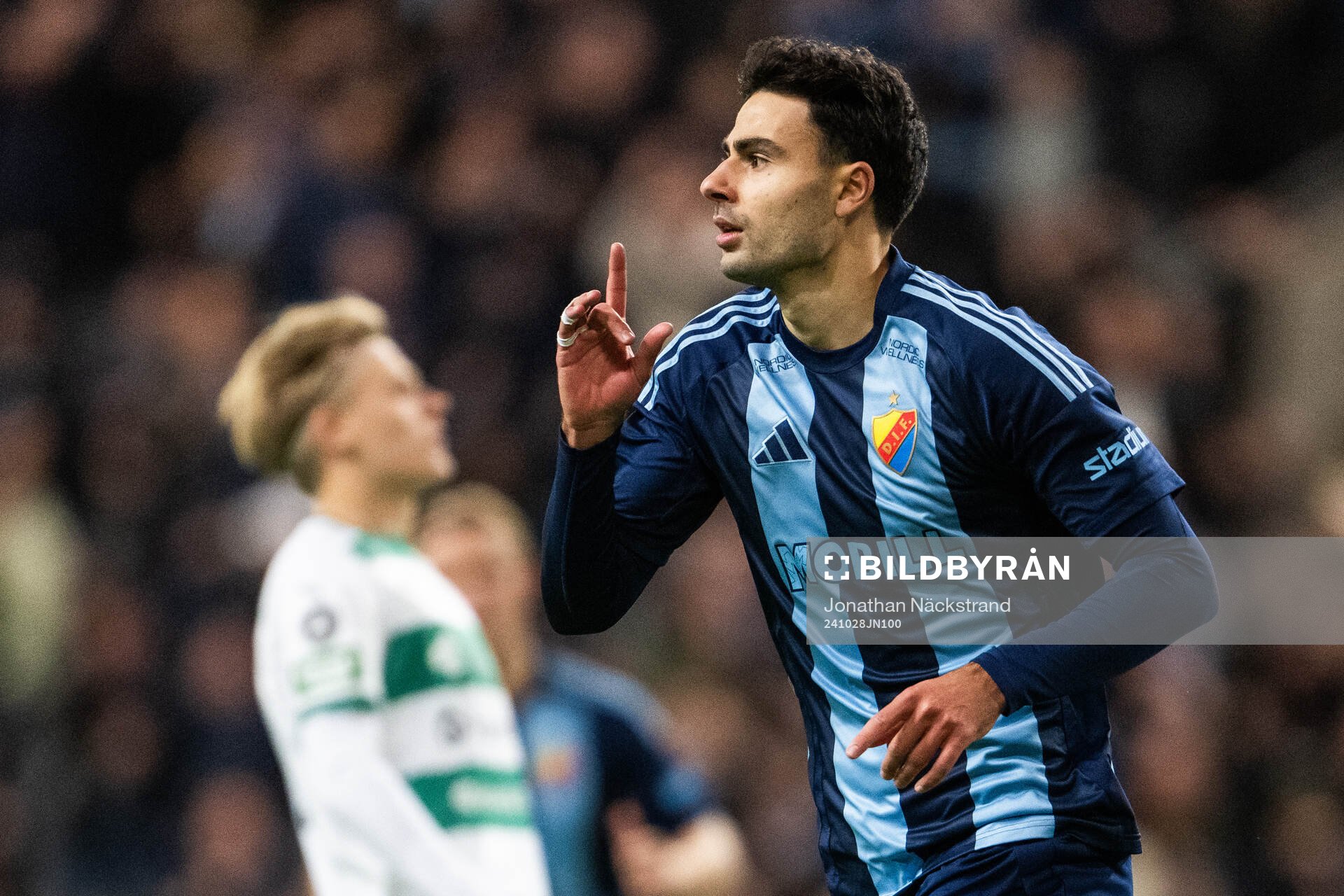 Djurgårdens Deniz Hummet jublar