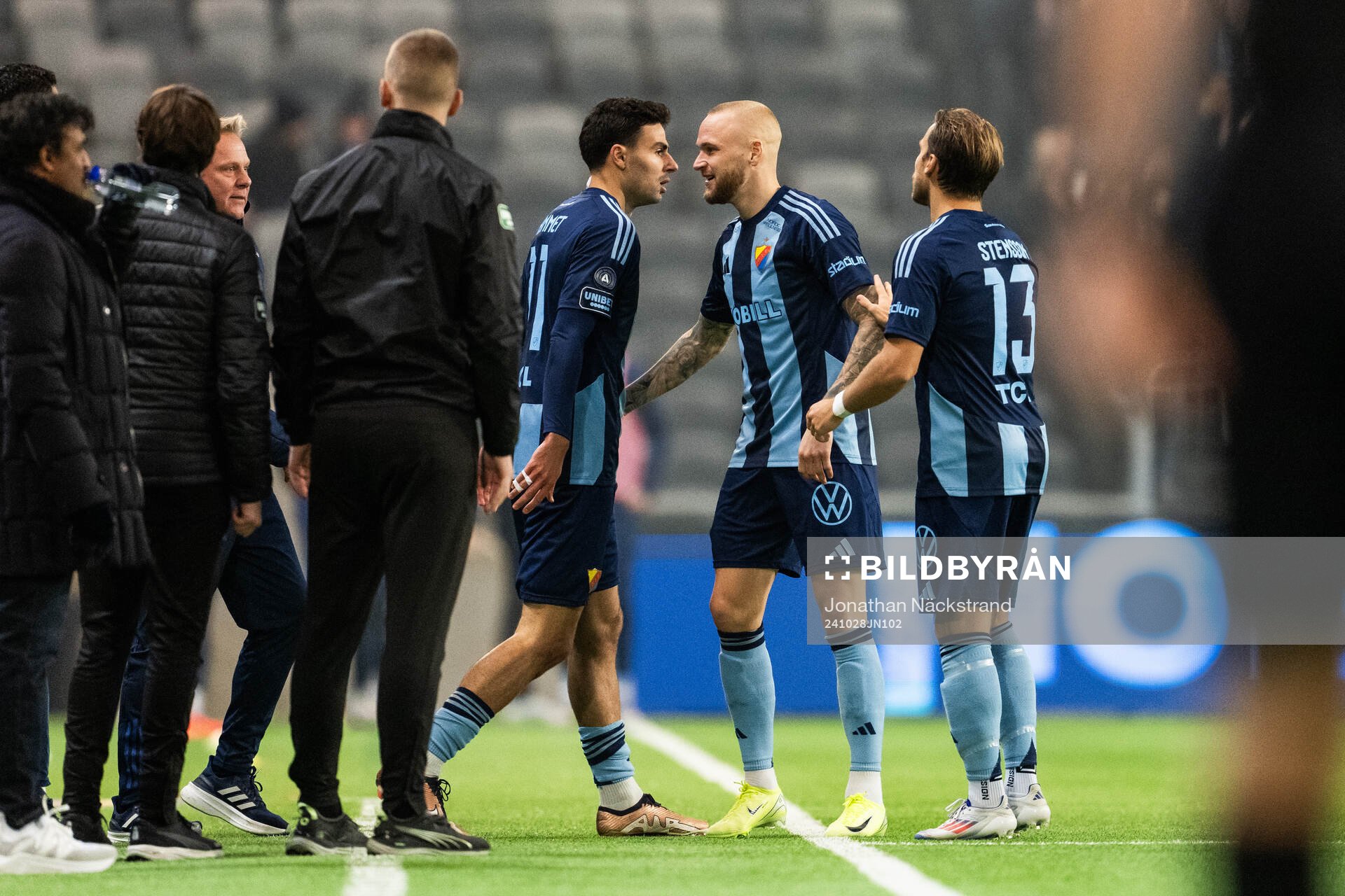 Djurgårdens Deniz Hummet jublar