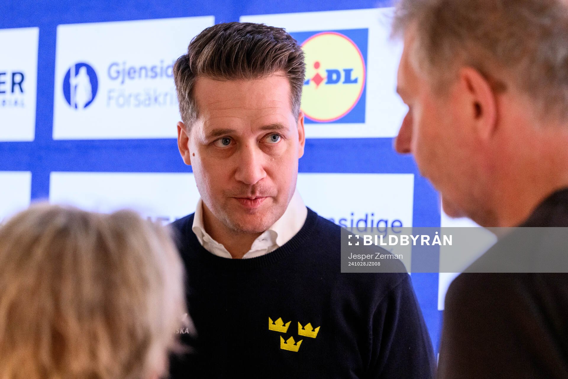 Tre Kronors förbundskapten Sam Hallam