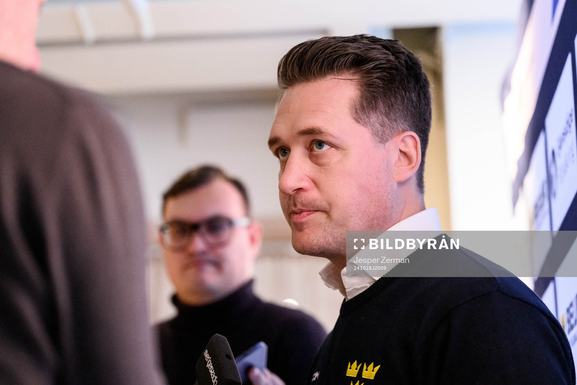 Tre Kronors förbundskapten Sam Hallam