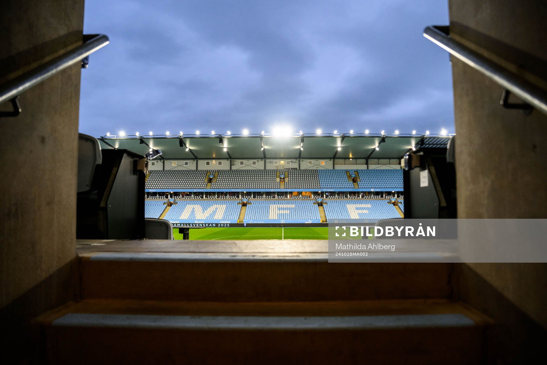 Interiör av Eleda stadion