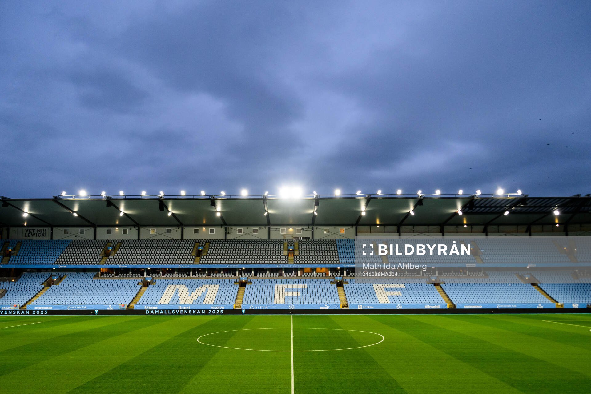 Interiör av Eleda stadion
