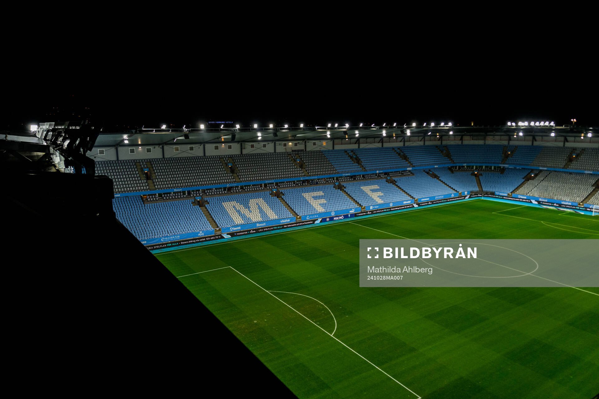 Interiör av Eleda stadion