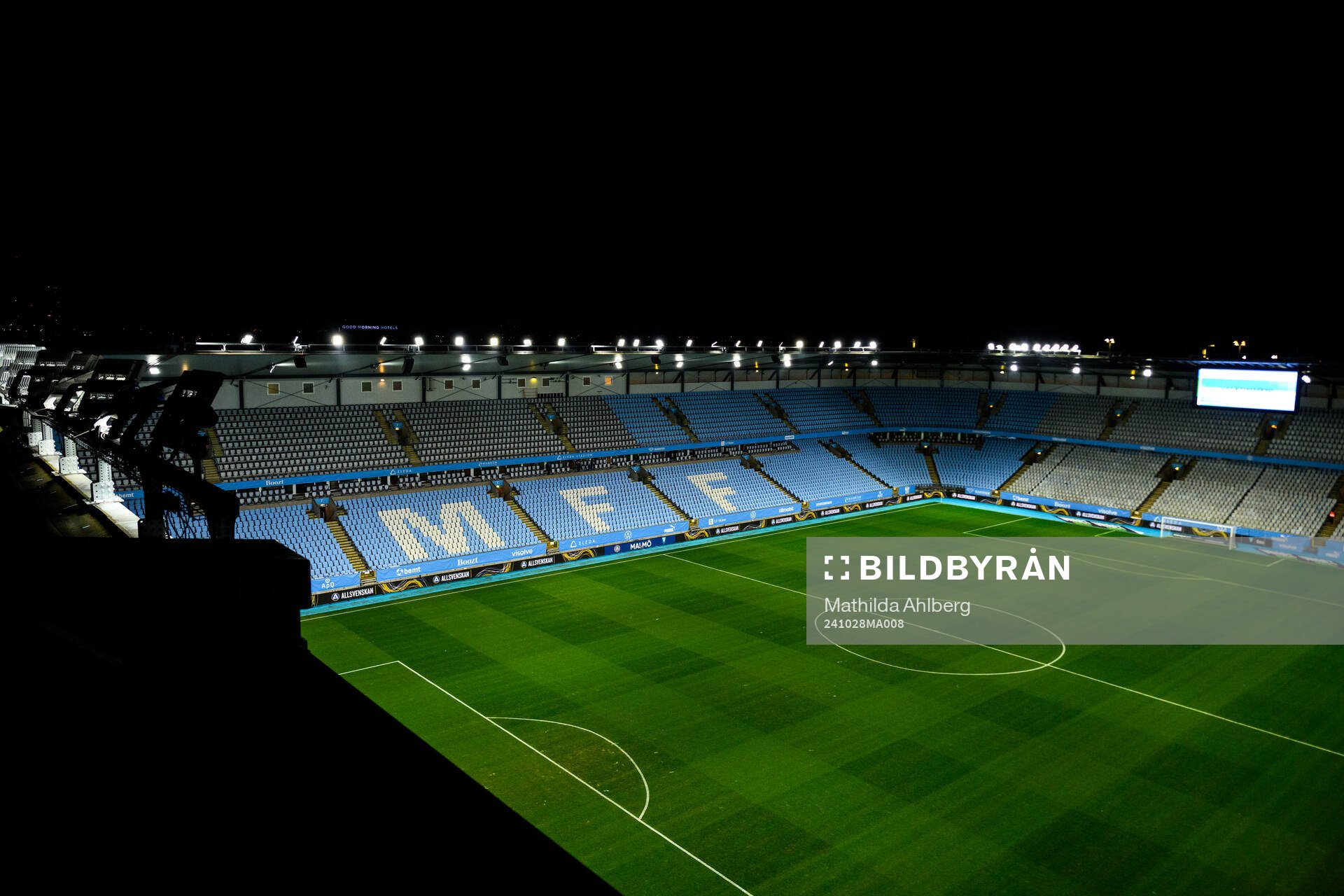 Interiör av Eleda stadion