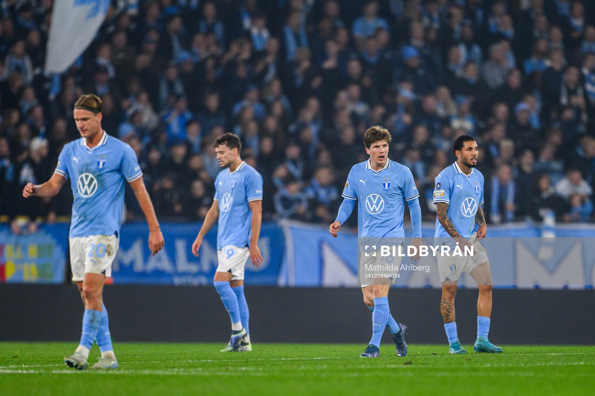 Malmö FFs Oliver Berg deppar