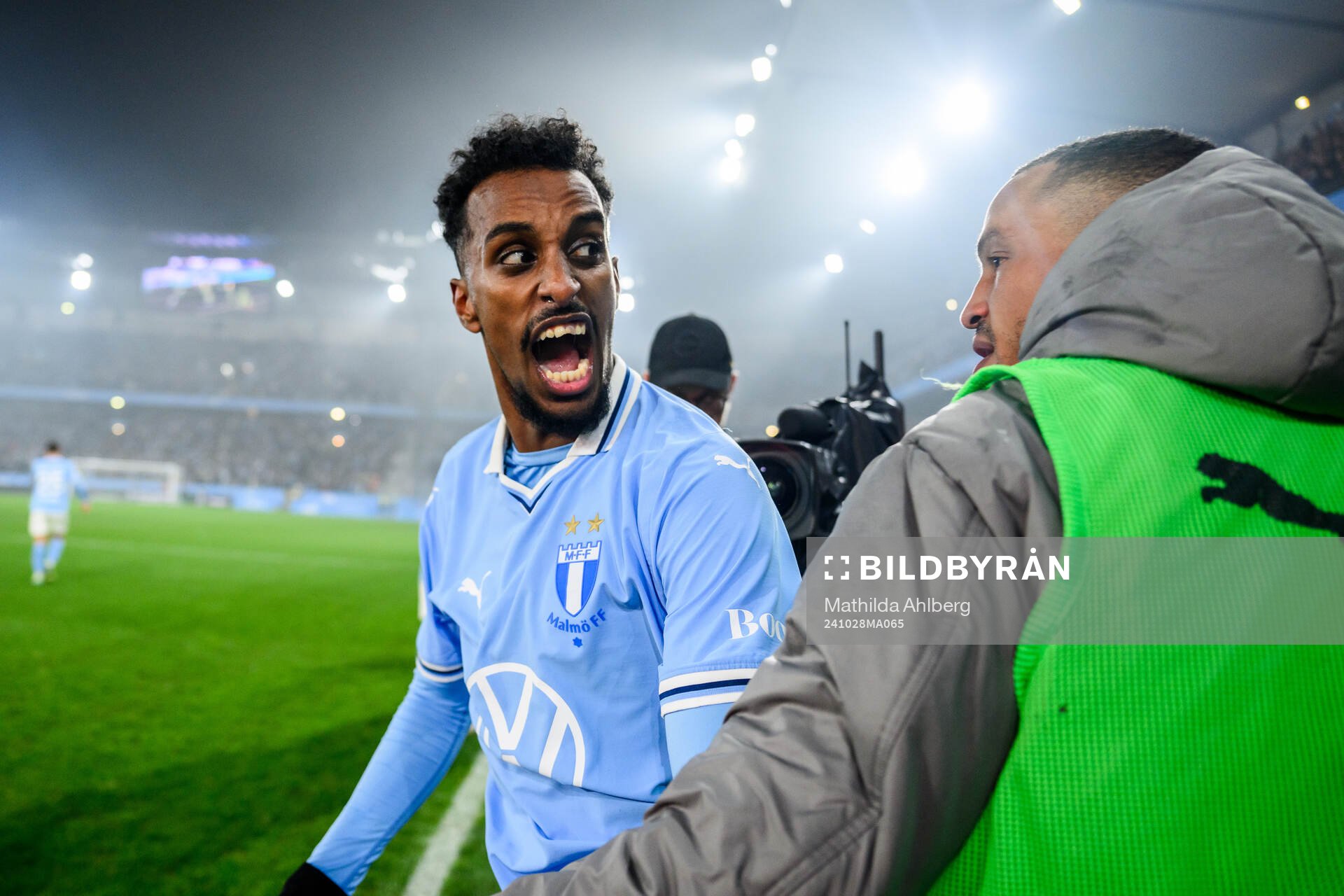 Malmö FFs Taha Ali jublar