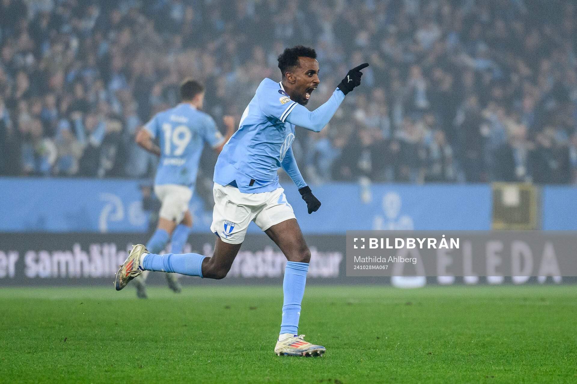 Malmö FFs Taha Ali jublar