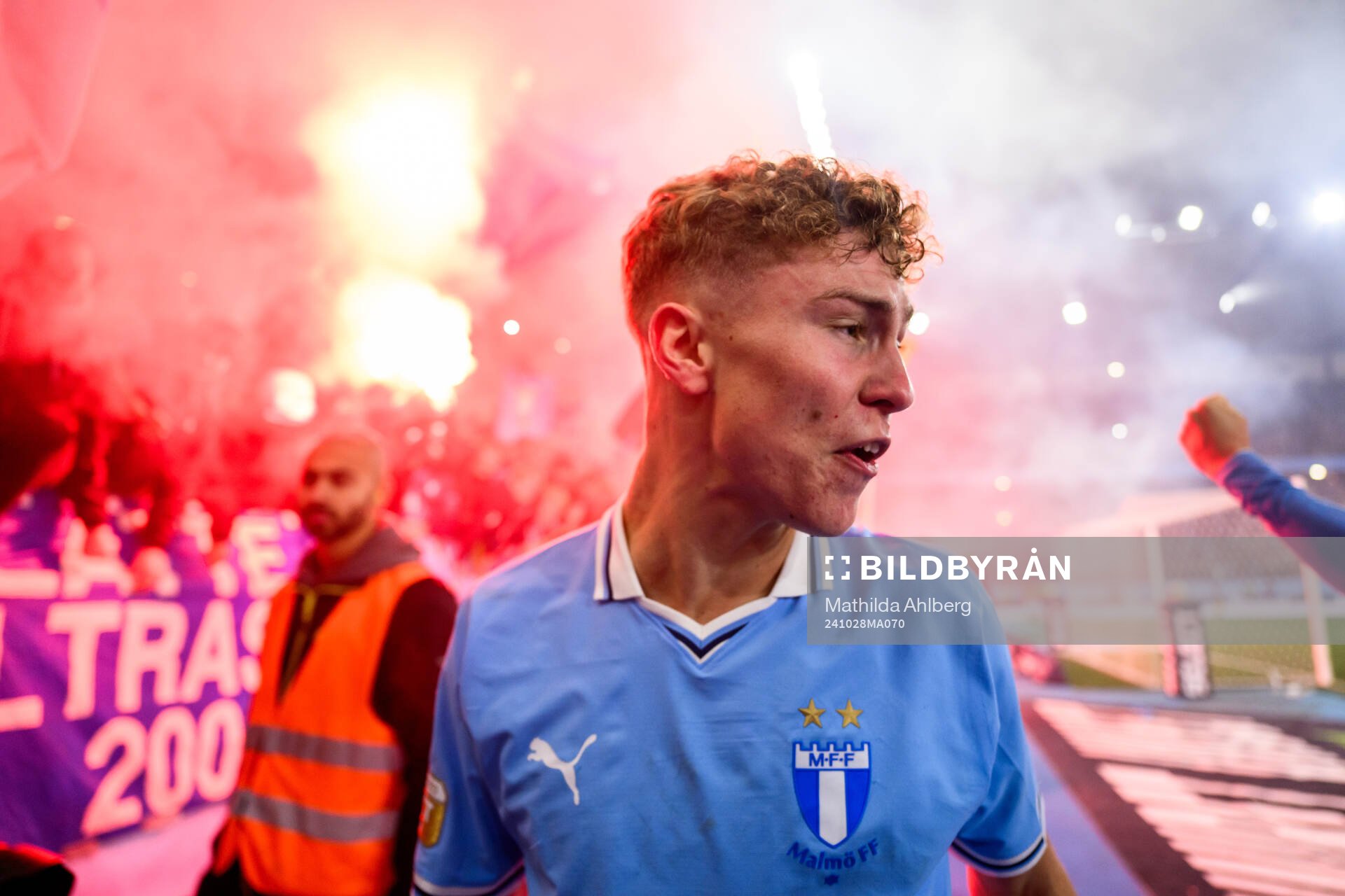 Malmö FFs Hugo Bolin jublar