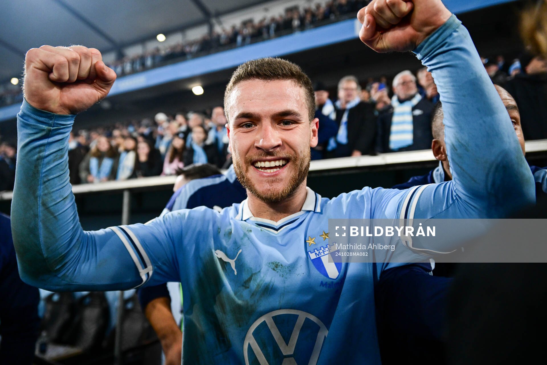 Malmö FFs Gabriel Busanello jublar