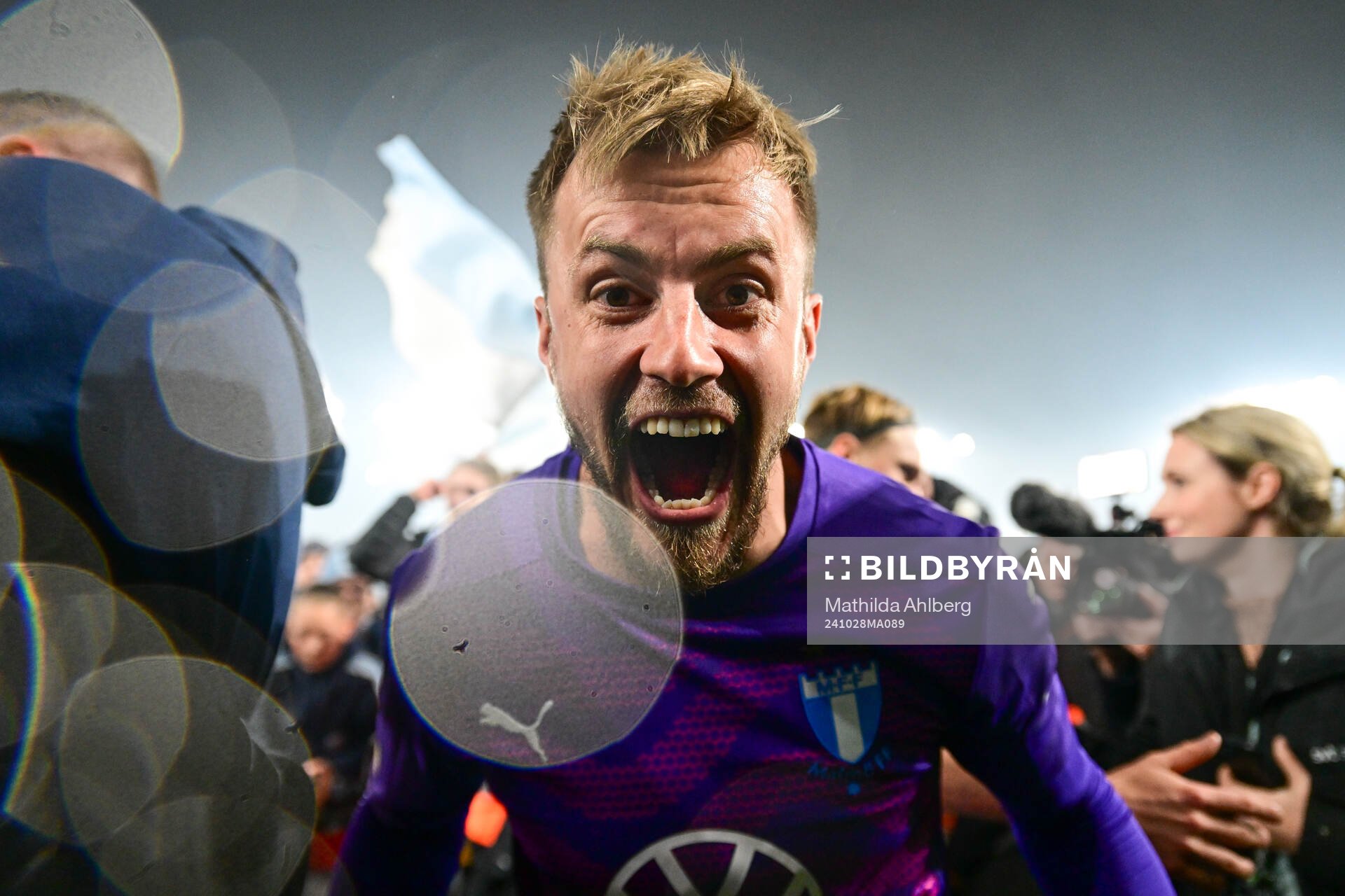 Malmö FFs målvakt Ricardo Friedrich jublar