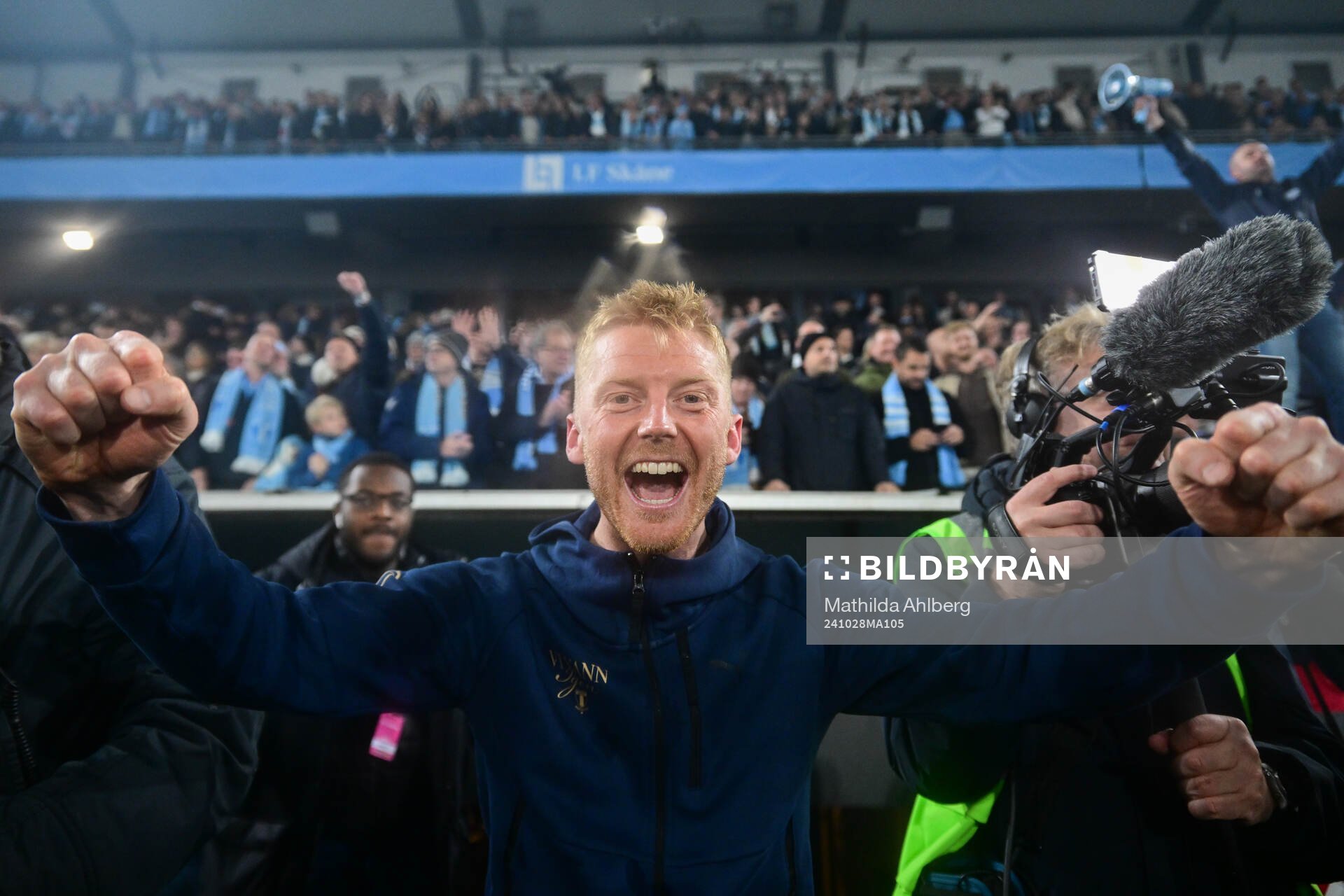 Malmö FFs Anders Christiansen jublar