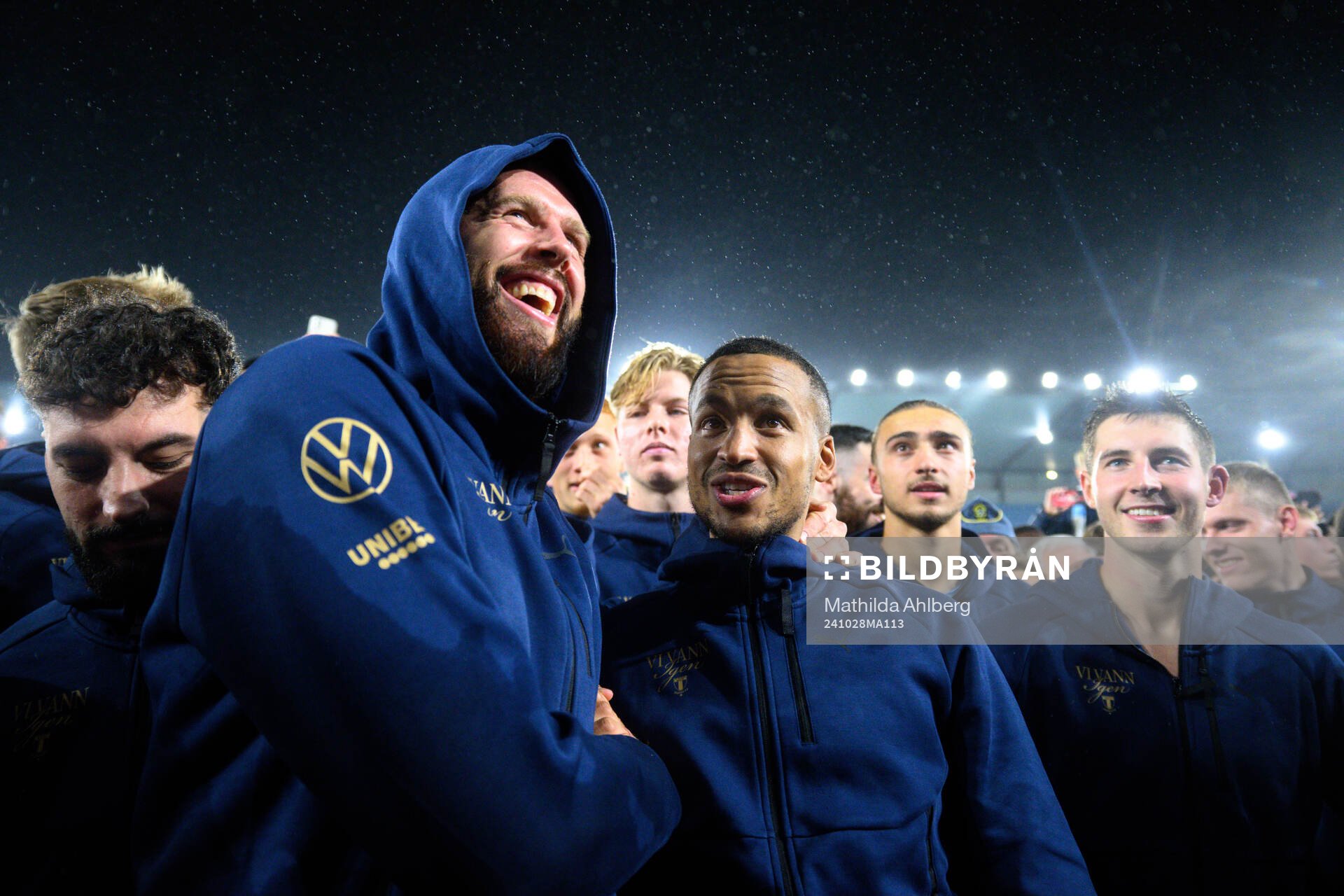 Malmö FFs Pontus Jansson och Martin Olsson jublar