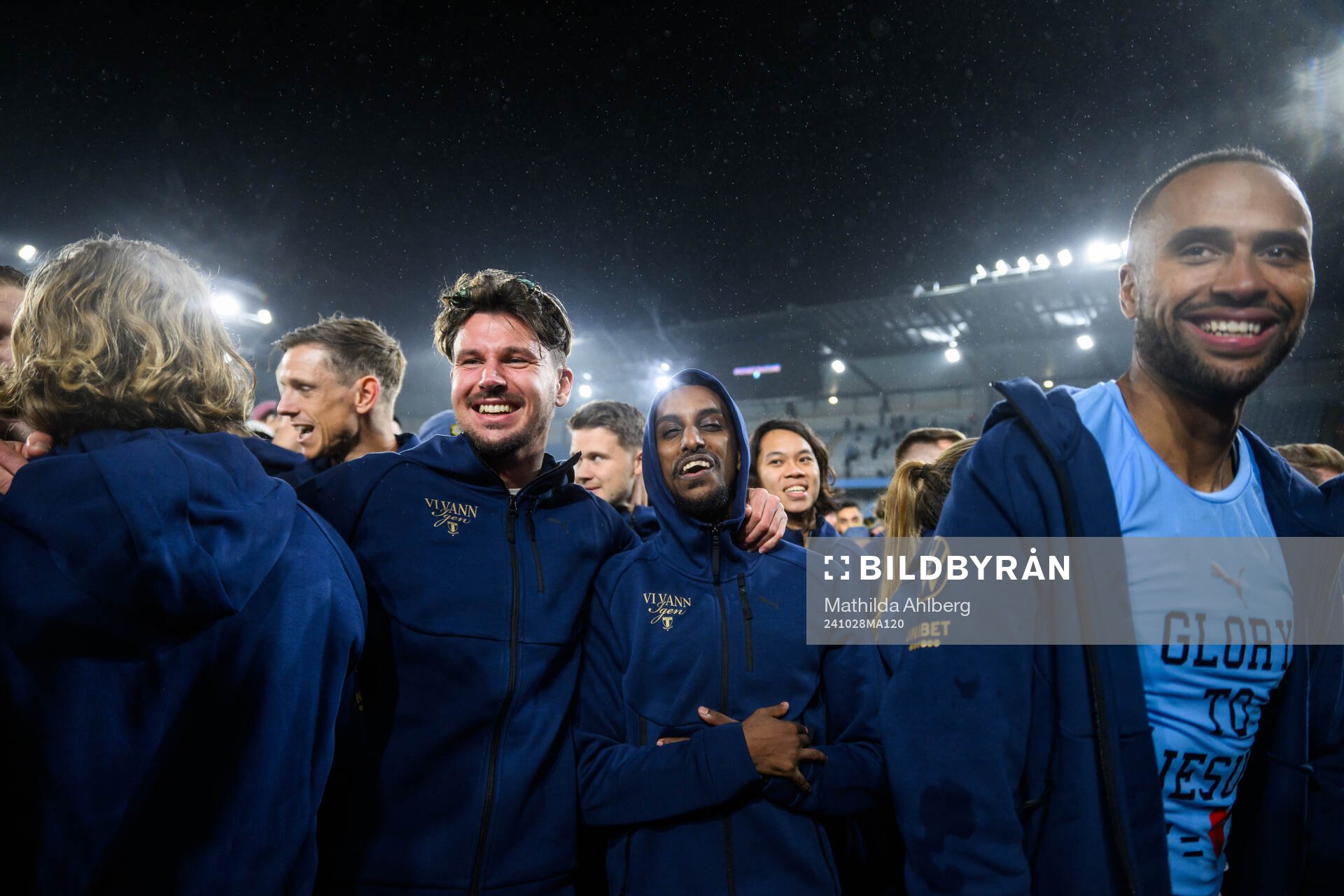 Malmö FFs Stefano Vecchia och Taha Ali jublar