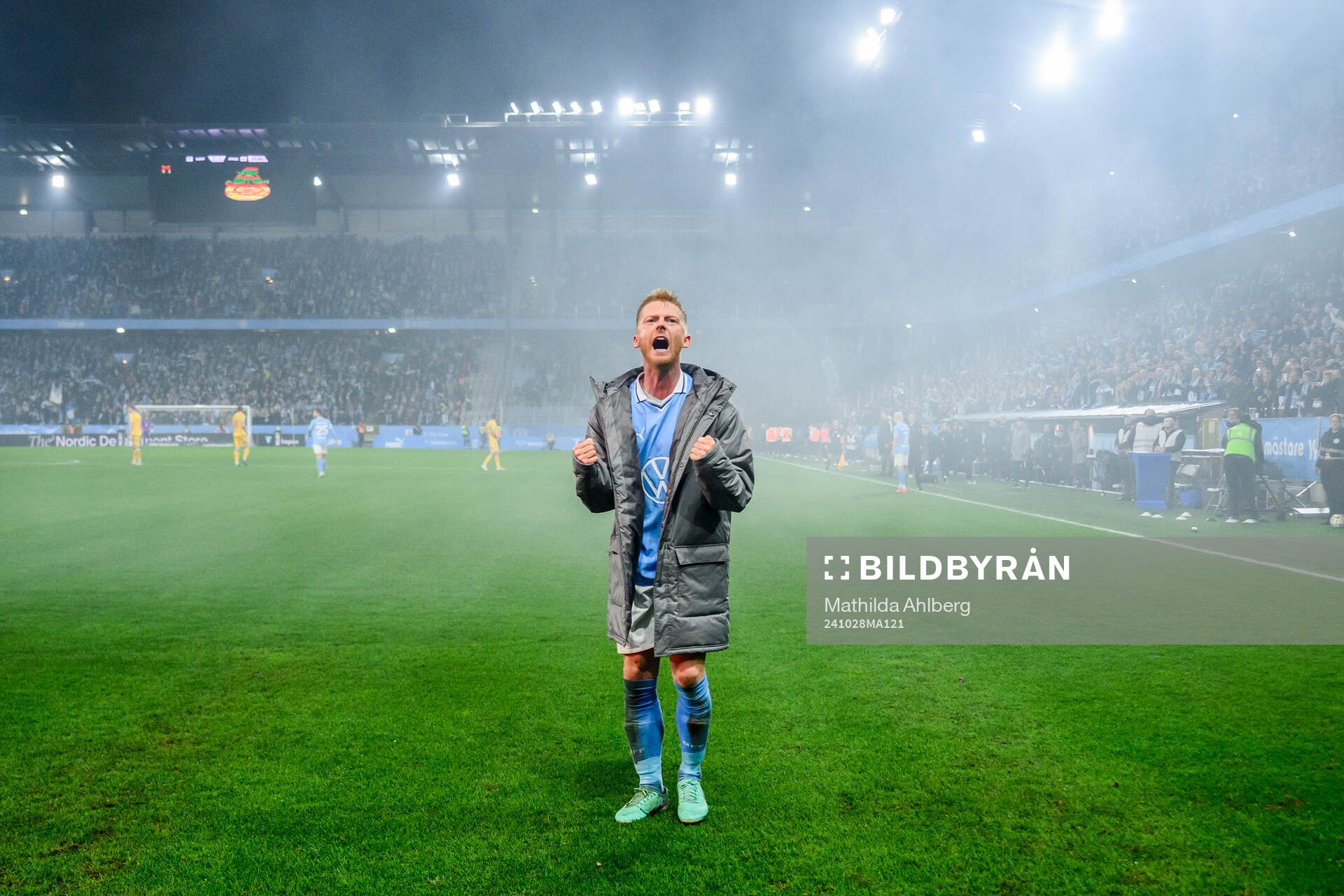 Malmö FFs Anders Christiansen jublar