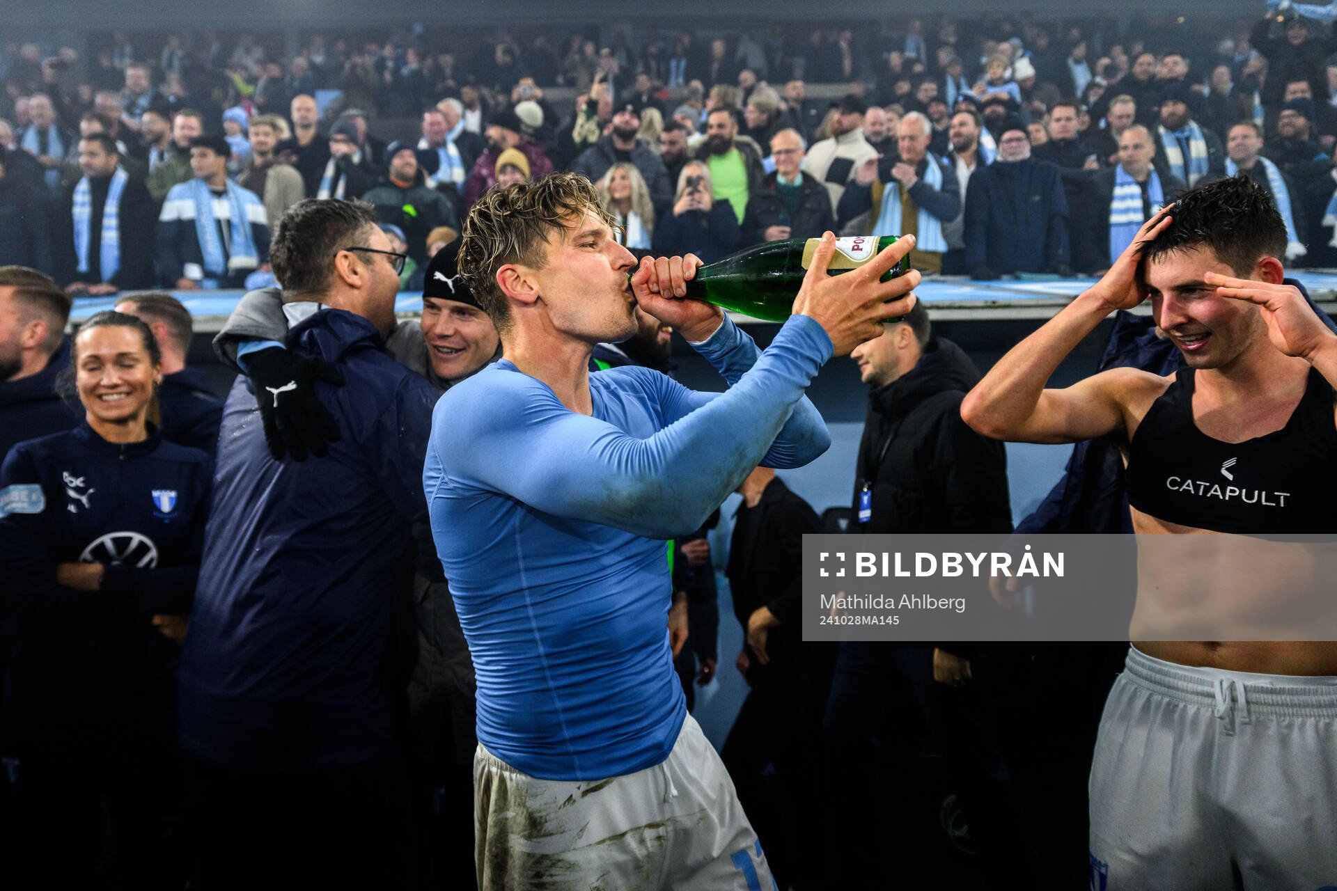 Malmö FFs Jens Stryger Larsen jublar
