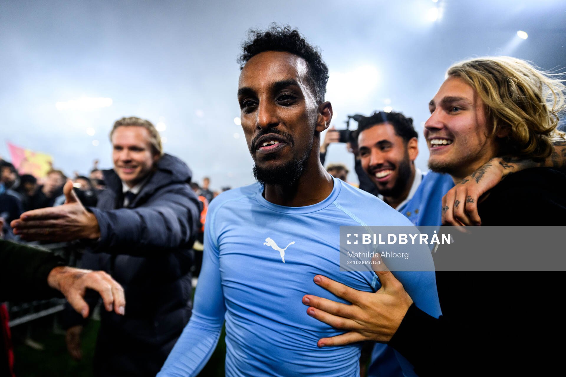 Malmö FFs Taha Ali jublar