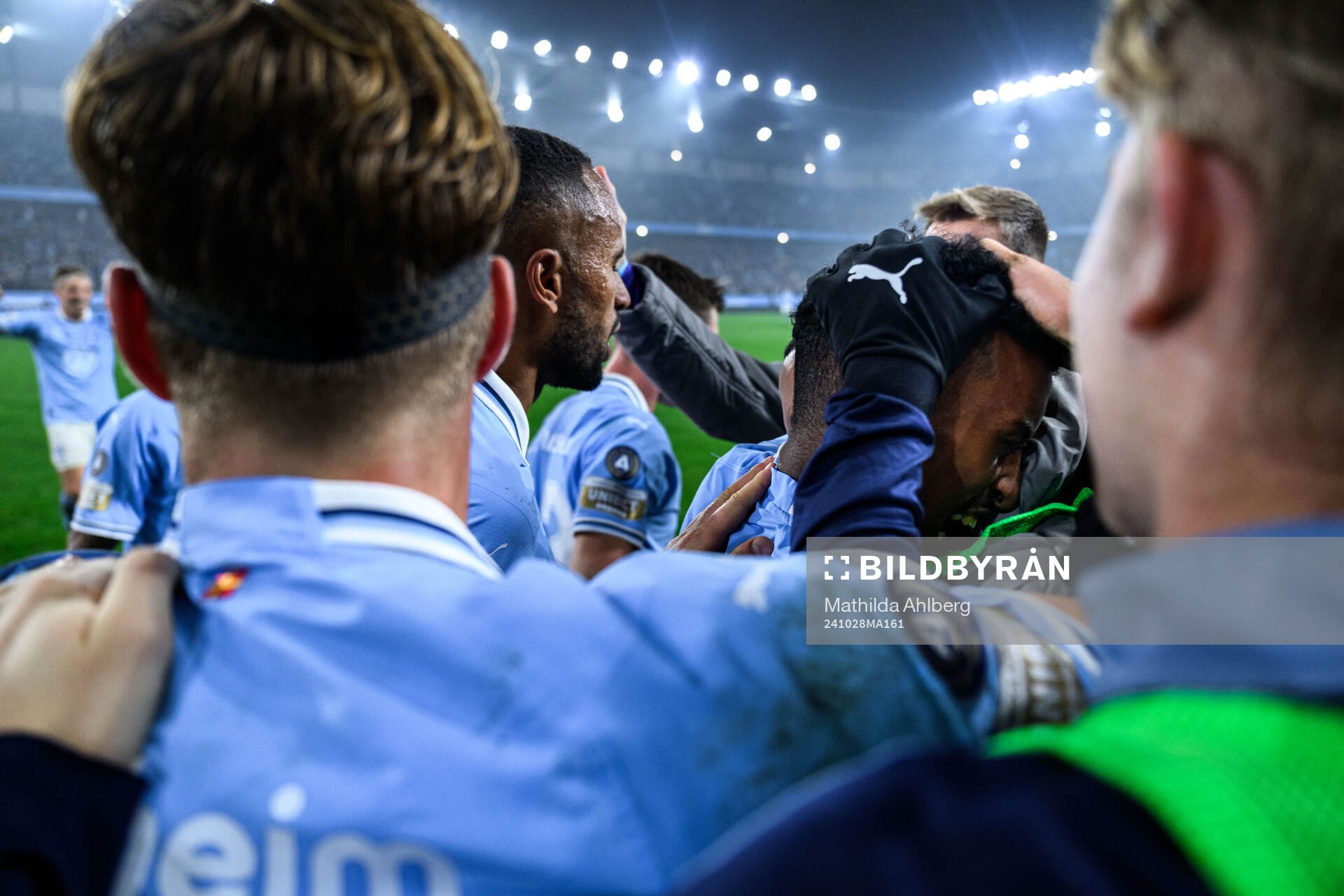 Malmö FFs Taha Ali jublar
