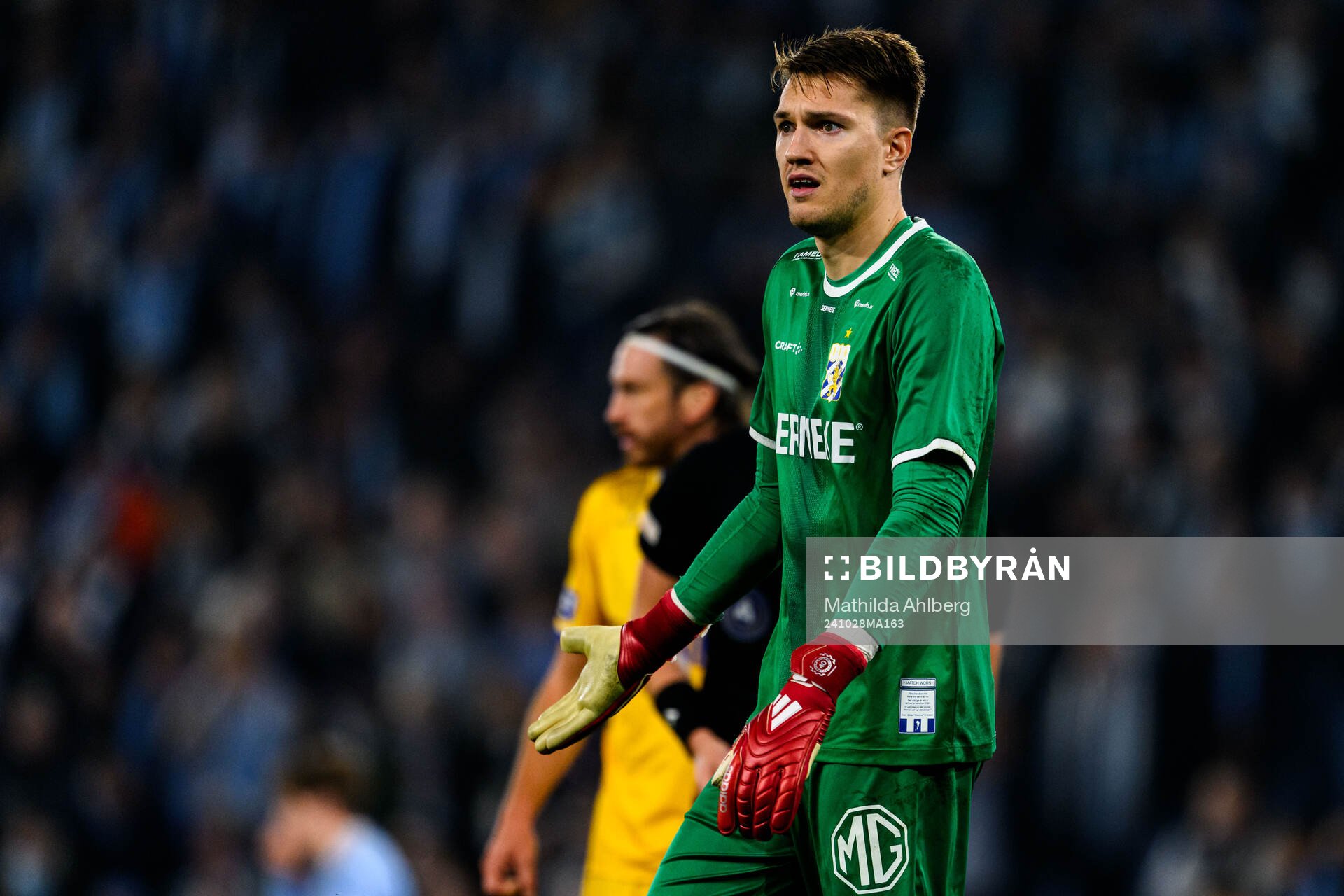 IFK Göteborgs målvakt Jacob Karlström deppar