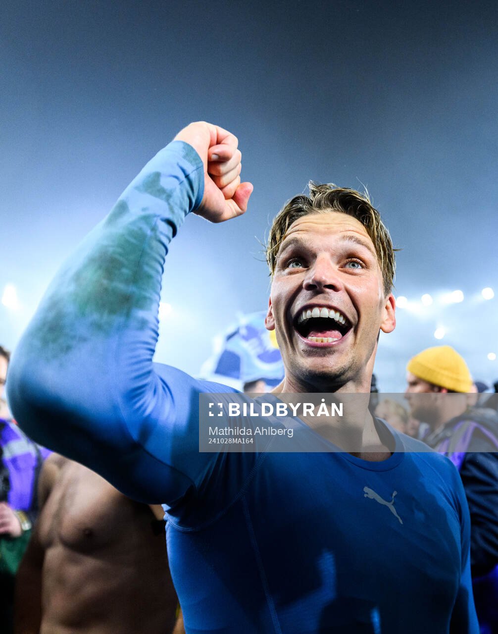 Malmö FFs Jens Stryger Larsen jublar