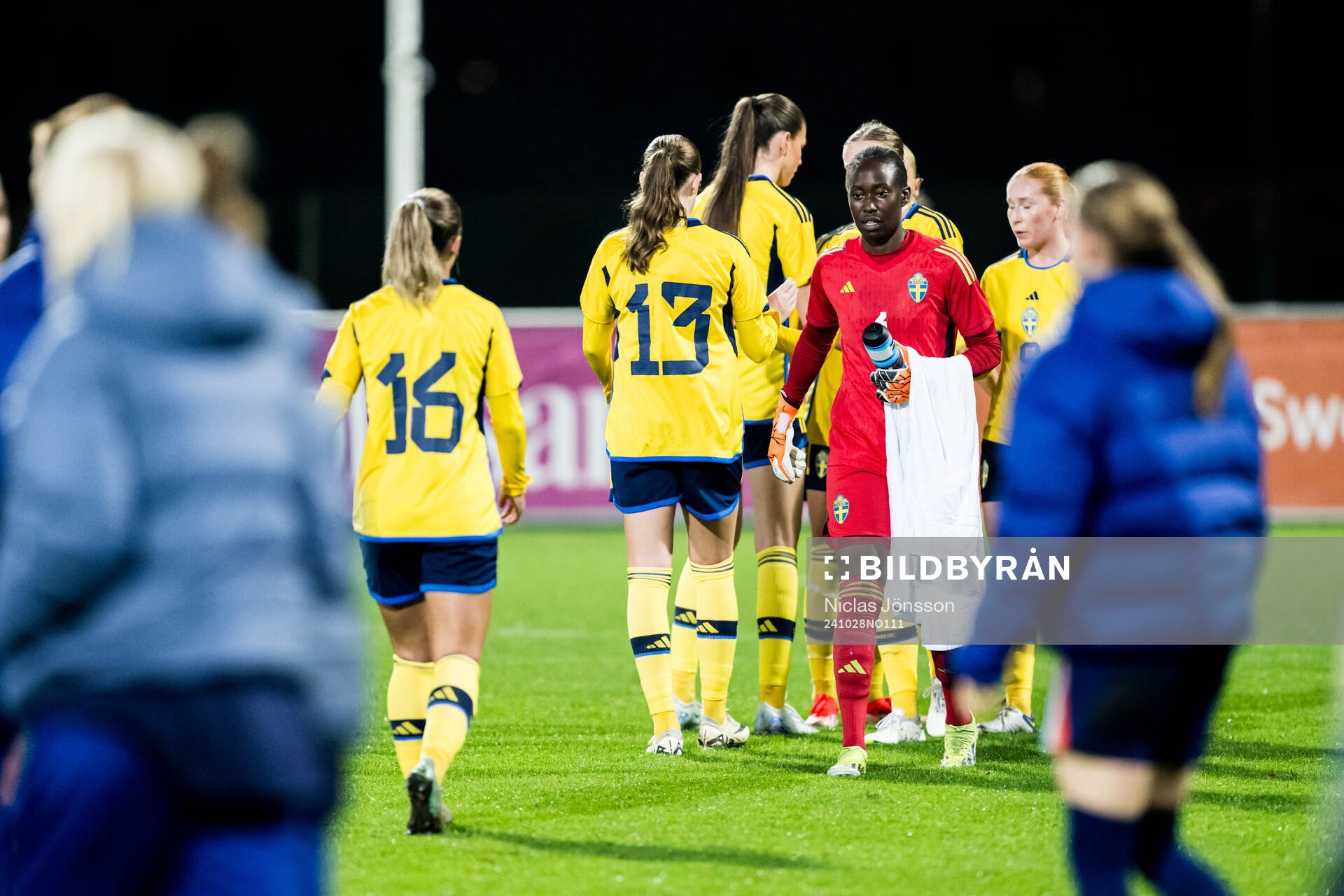 goalkeeper Angel Mukasa of Sweden